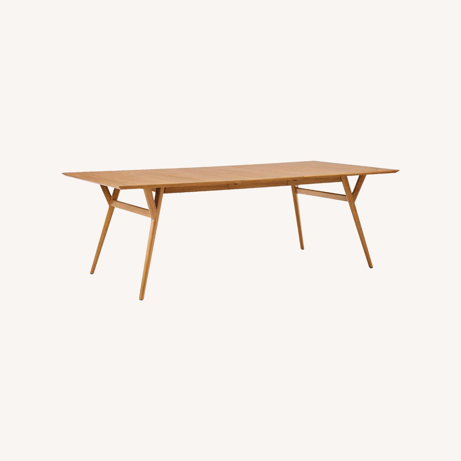 West Elm Extra Deep Mid-Century Expandable Dining Table - image-0