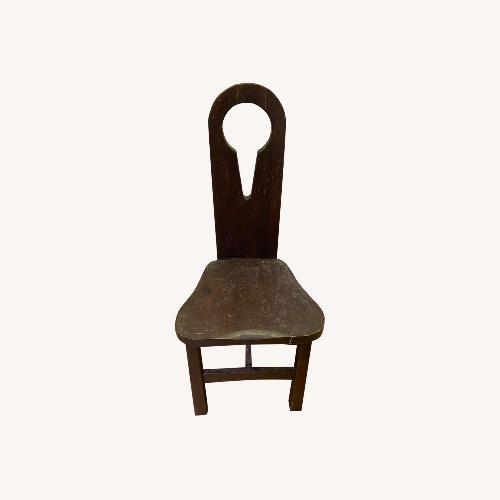 Used Primitive Pennsylvania Keyhole Chair for sale on AptDeco