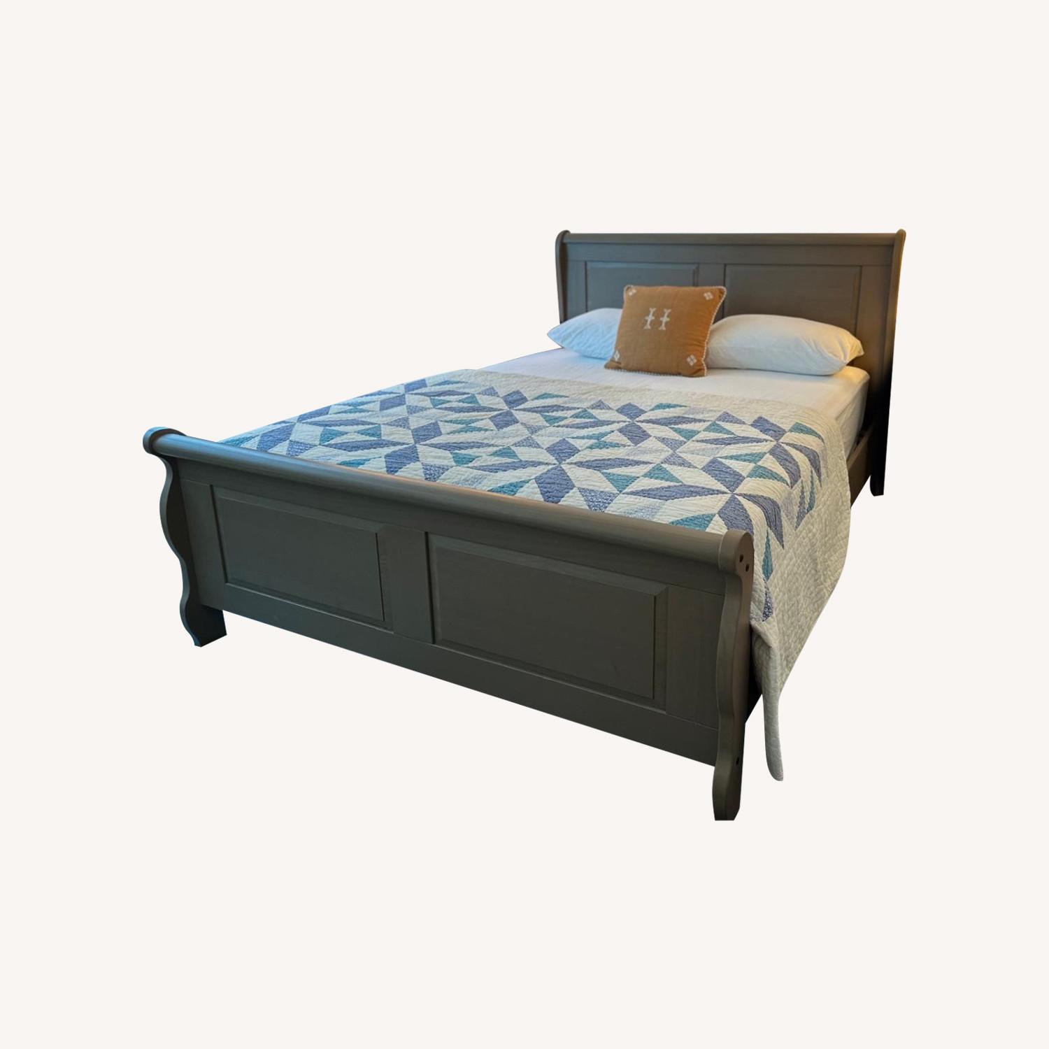 IKEA Queen Bed with Side Table - image-5