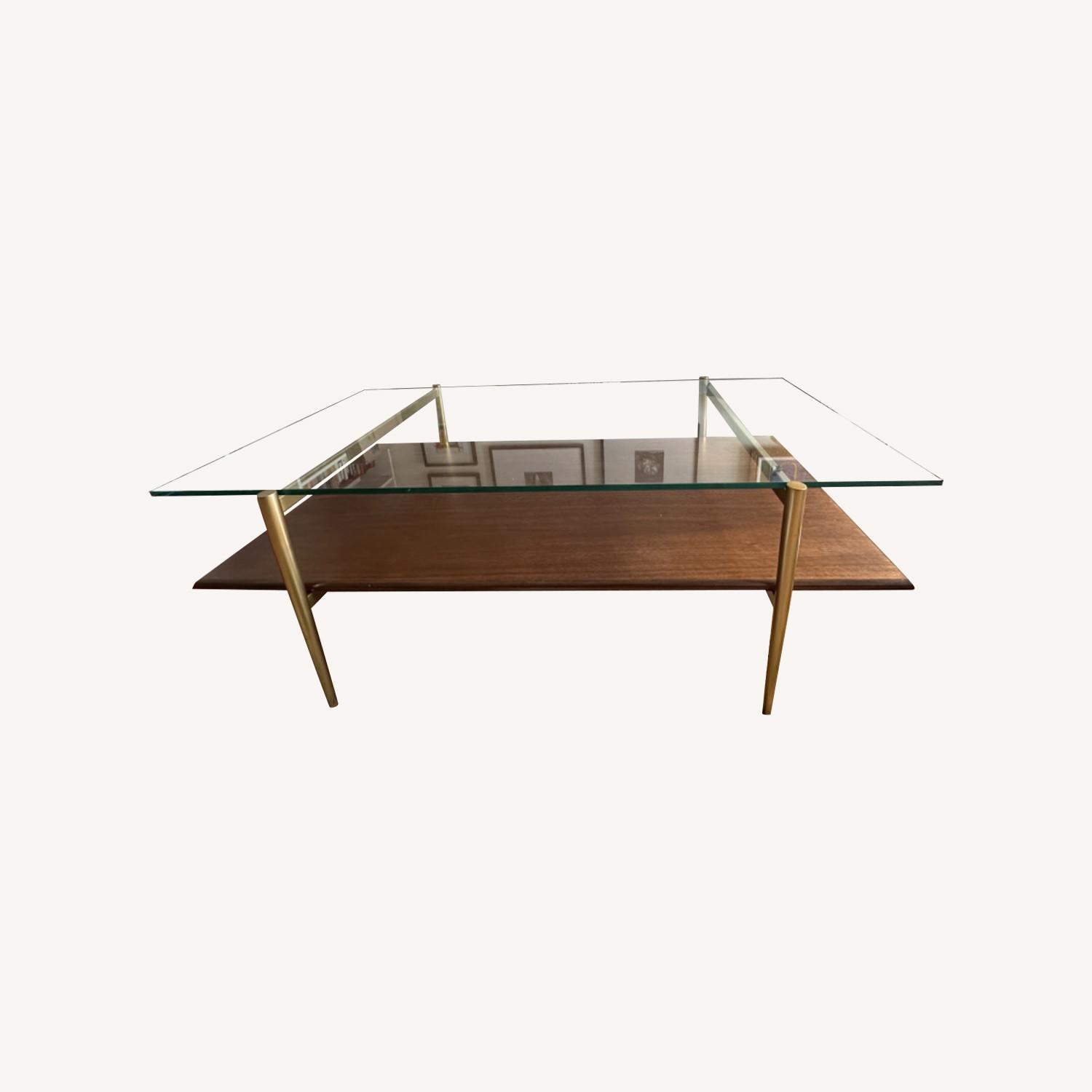 West Elm Mid-Century Art Display Coffee Table - image-0