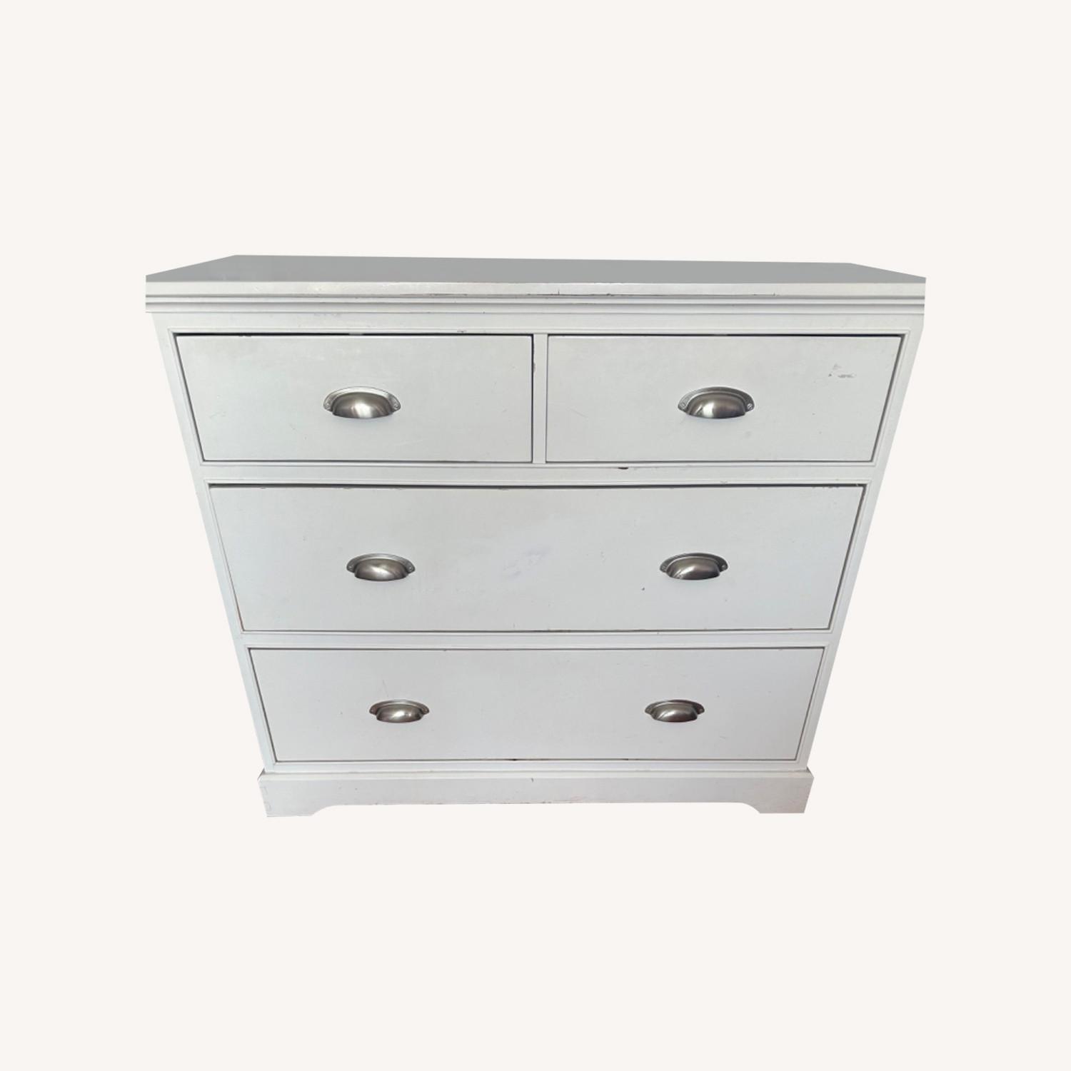 Restoration Hardware 4-Drawer White Dresser - AptDeco