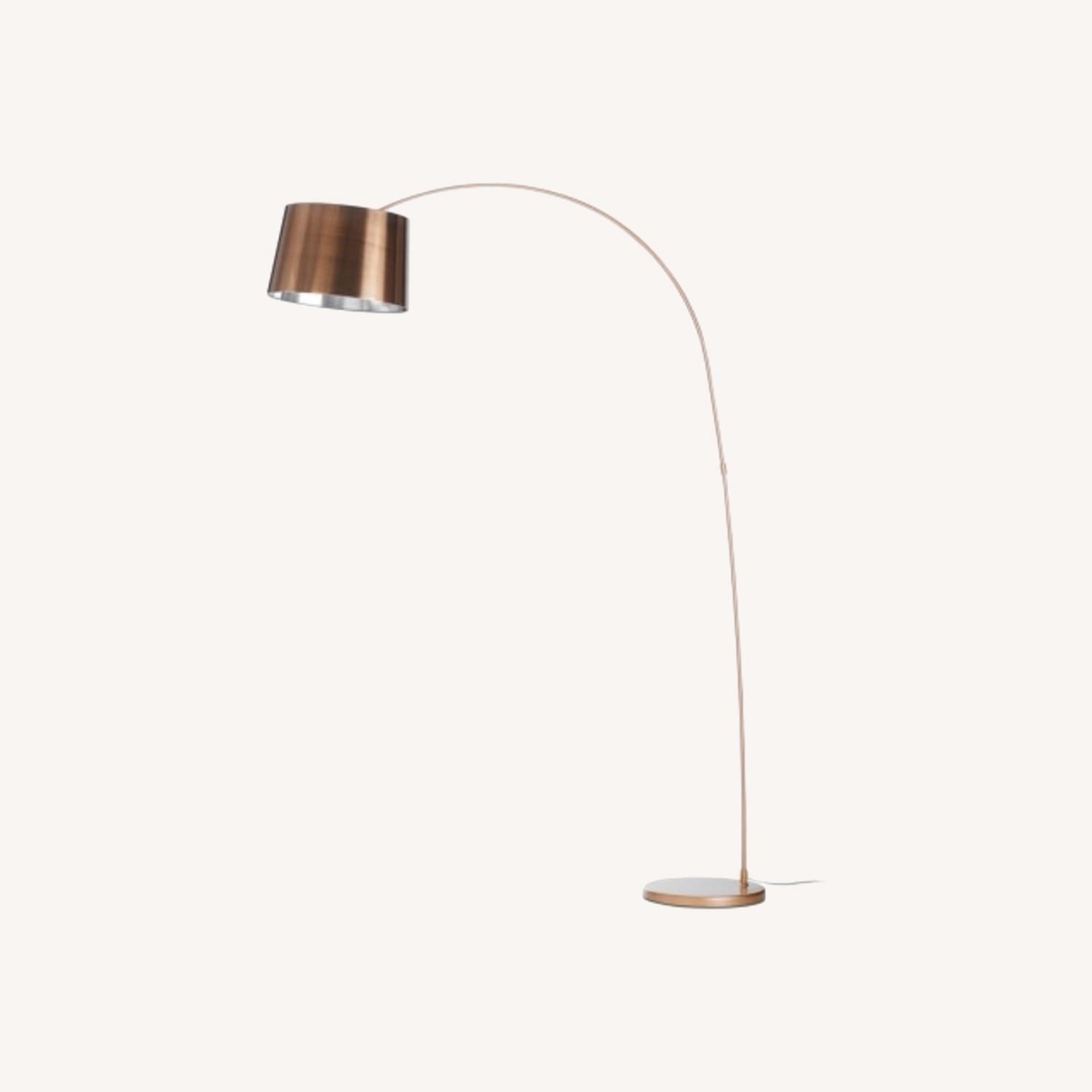 BoConcept Kuta Floor Lamp Brushed Copper Finish - AptDeco