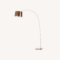 BoConcept Kuta Floor Lamp Brushed Copper Finish - AptDeco BoConcept Kuta Floor Lamp Brushed Copper Finish - AptDeco