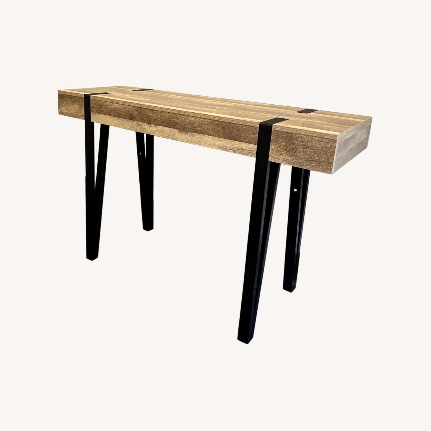 Set of Rustic Console Tables - image-0