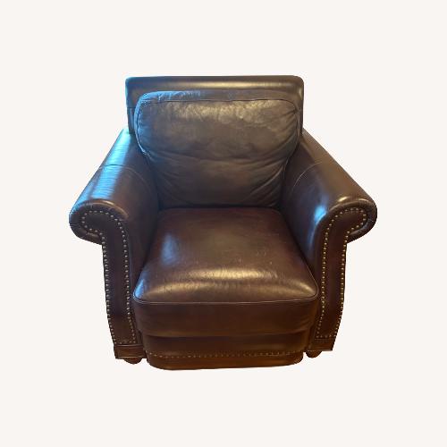 Used Raymour Flanigan Leather Loveseat for sale on AptDeco