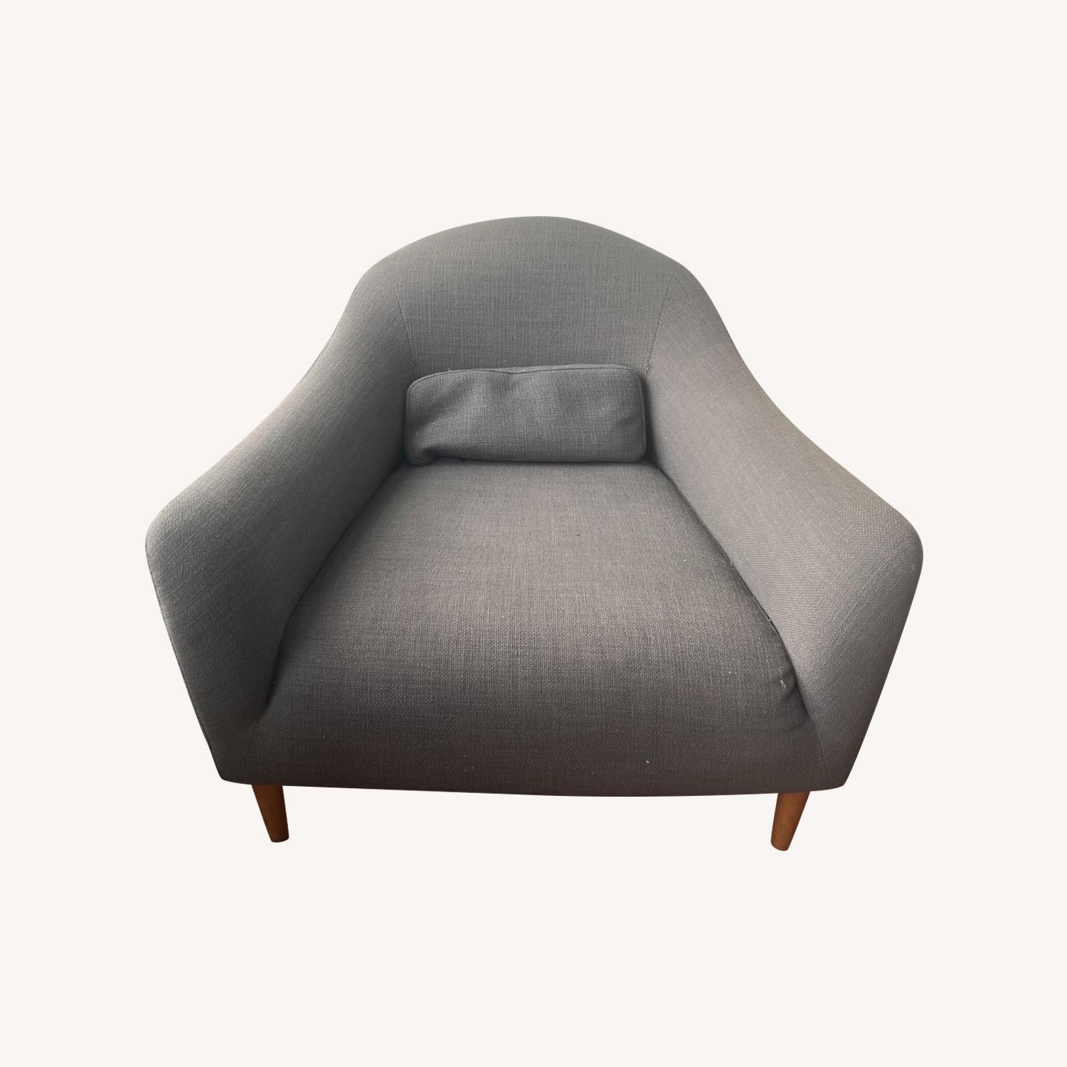 Crate and Barrel Loveseat - image-0