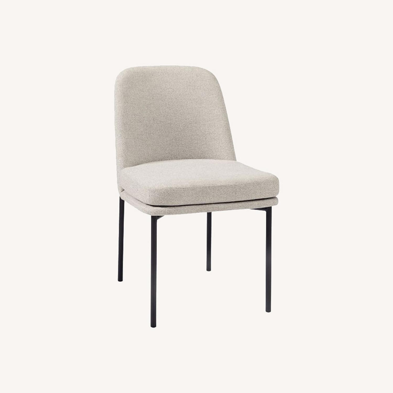 West Elm Jack Metal Frame Dining Chairs - image-0