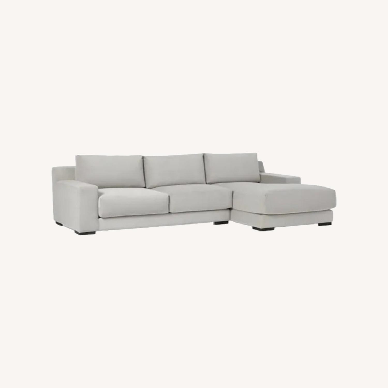 West Elm Dalton 2-Piece Chaise Sectional - image-0