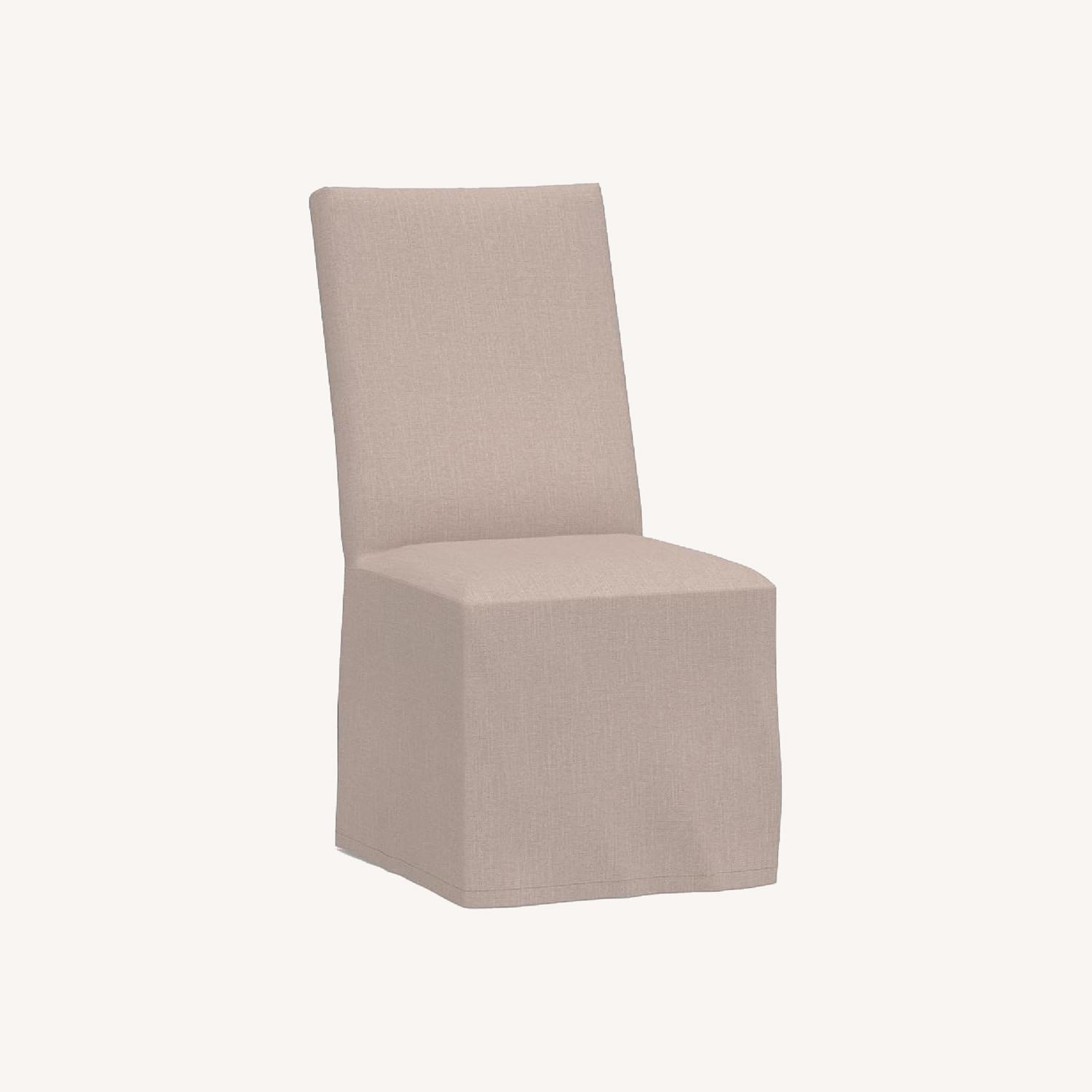 Pottery Barn Slipcover Dining Chair - image-0