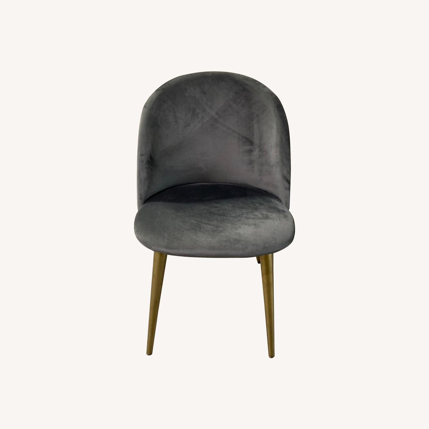 Pier 1 Imports Contemporary Grey Dining Chairs - image-0