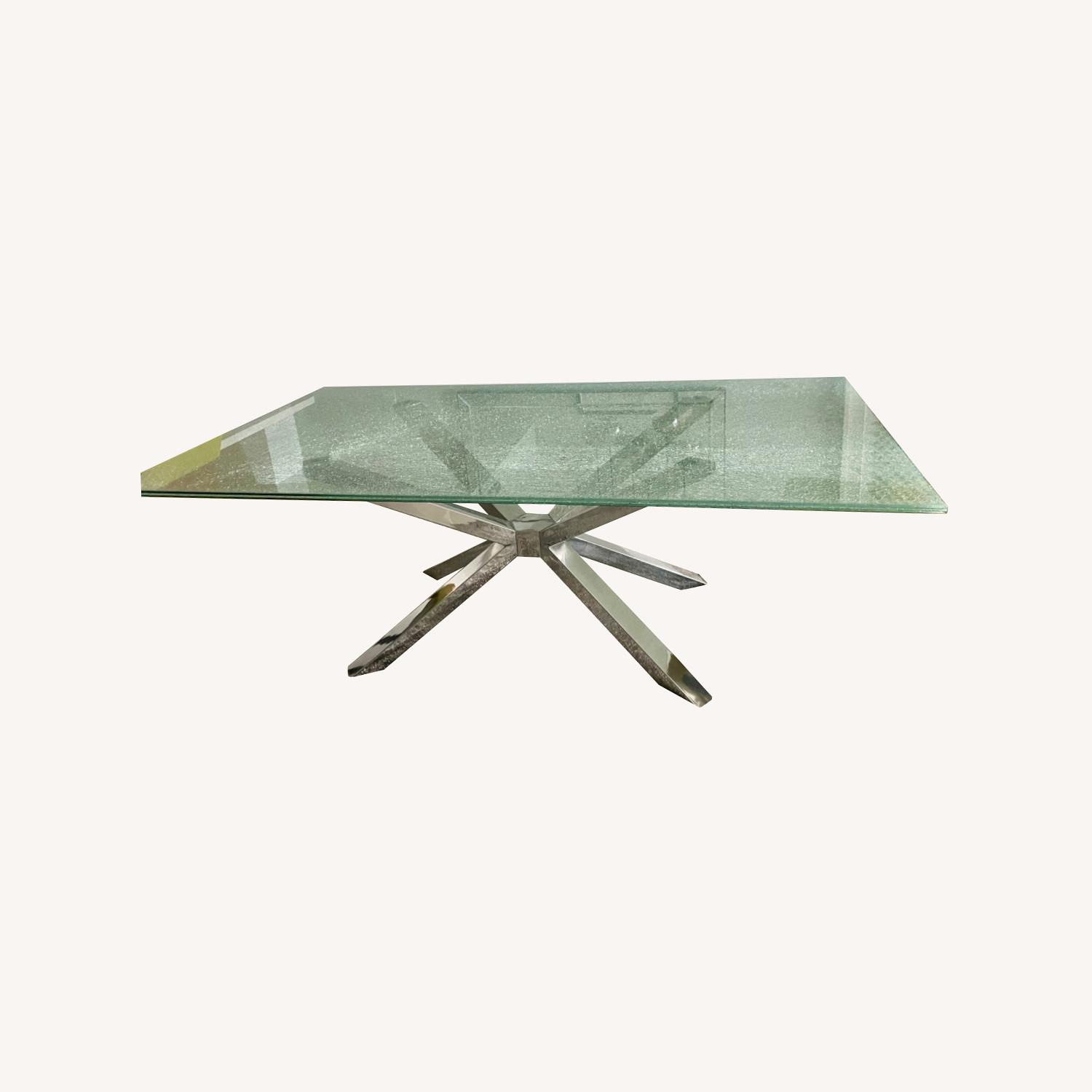 Scan Design Crushed Glass Dining Table - image-0