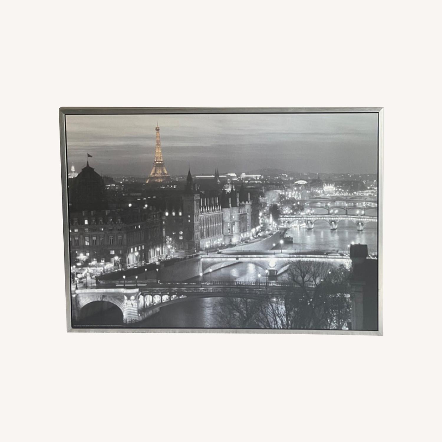 IKEA City Wall Art Silver Frame - image-0