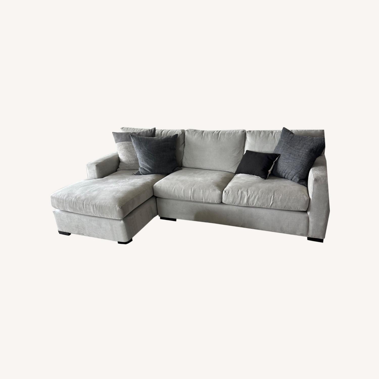 Crate & Barrel Axis 2 piece Sectional - image-0