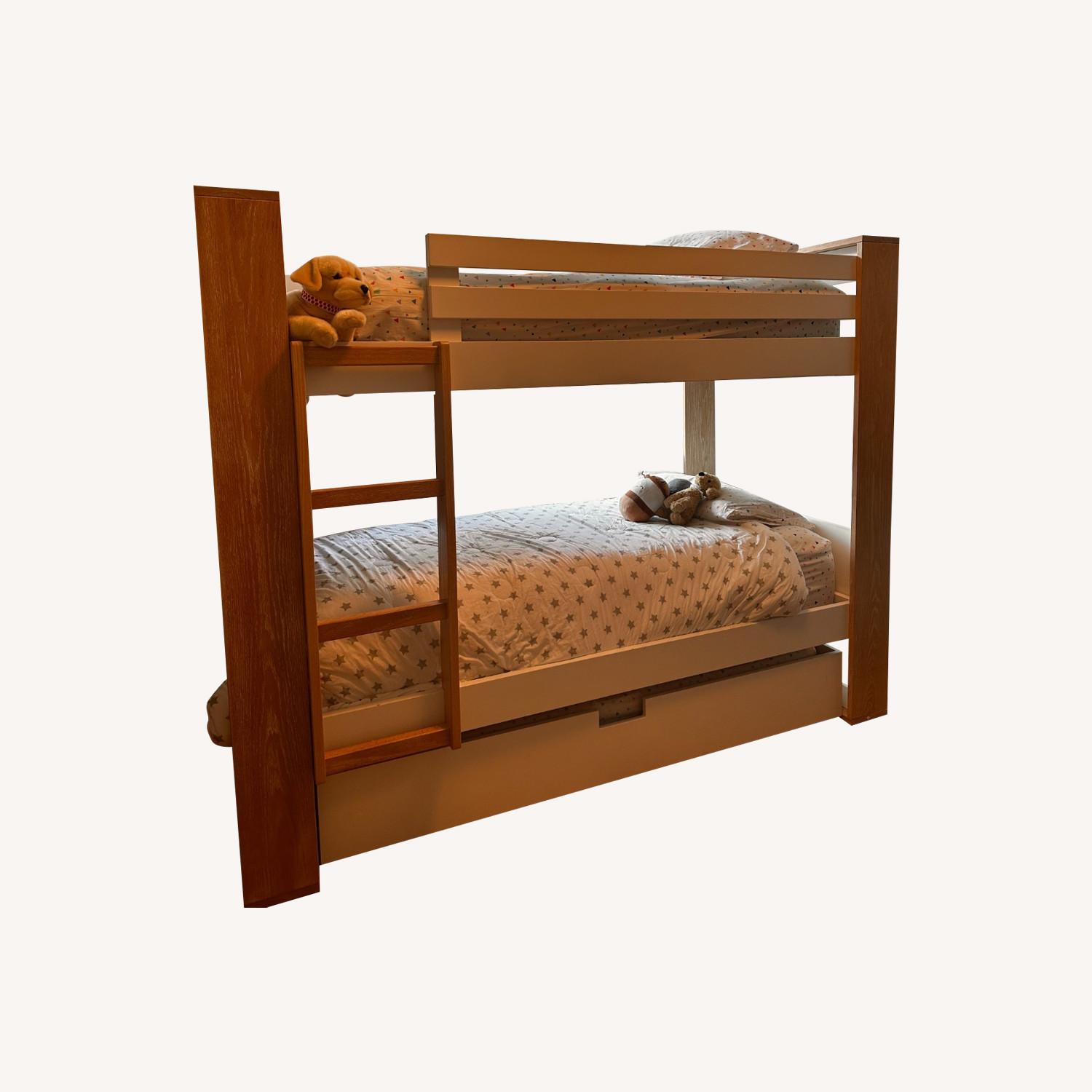 DucDuc Bunk Bed in White & Maple - image-4