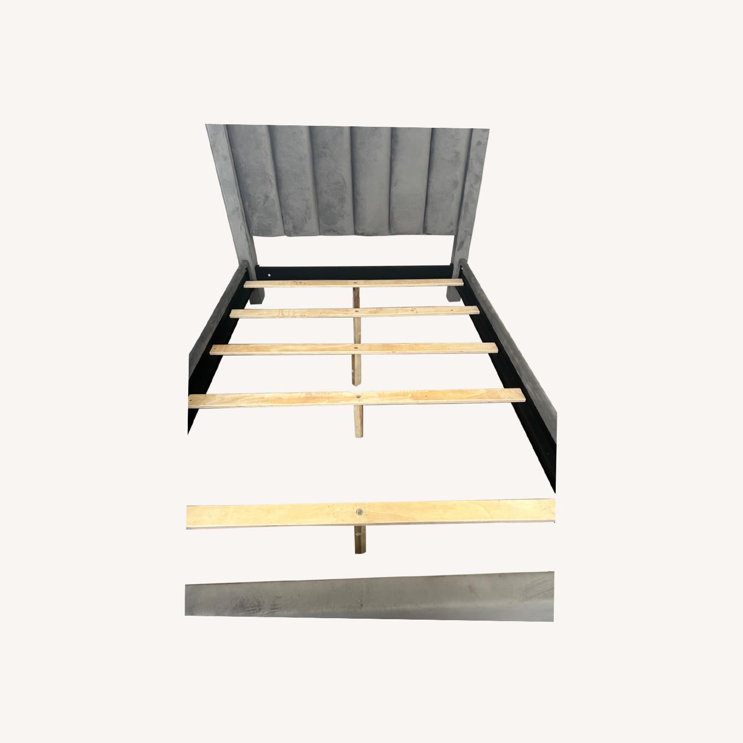 Velvet Gray Platform & Bunky Board - image-0