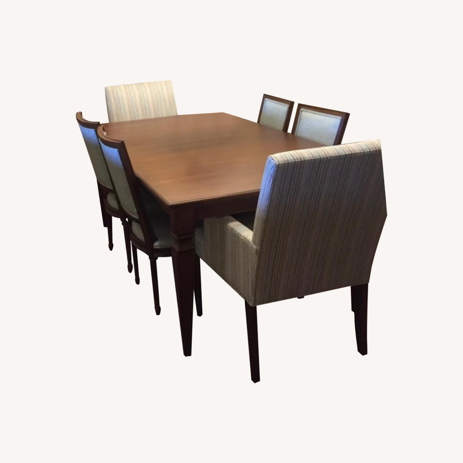 Custom Ethan Allen Designer Dining Set - image-0