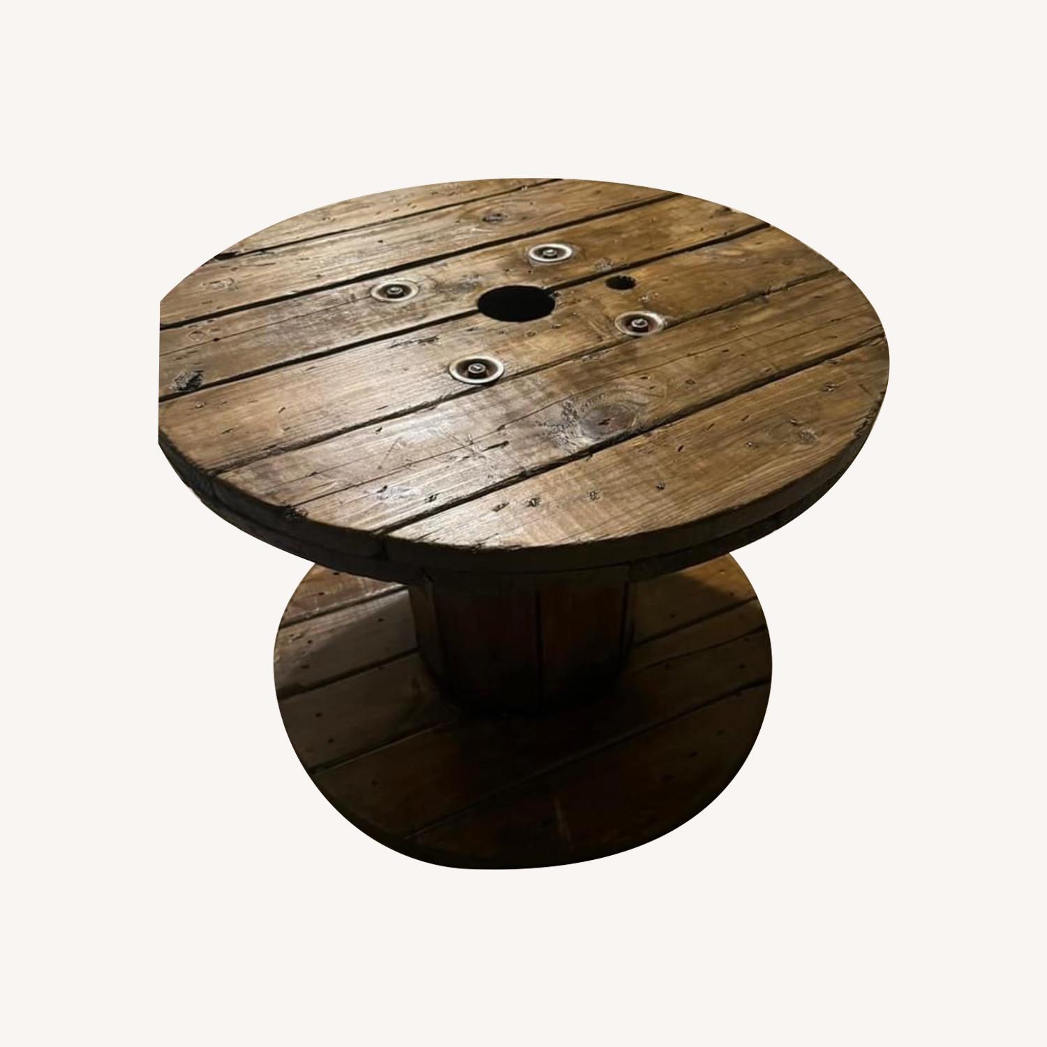 Rustic Reel Table - image-0