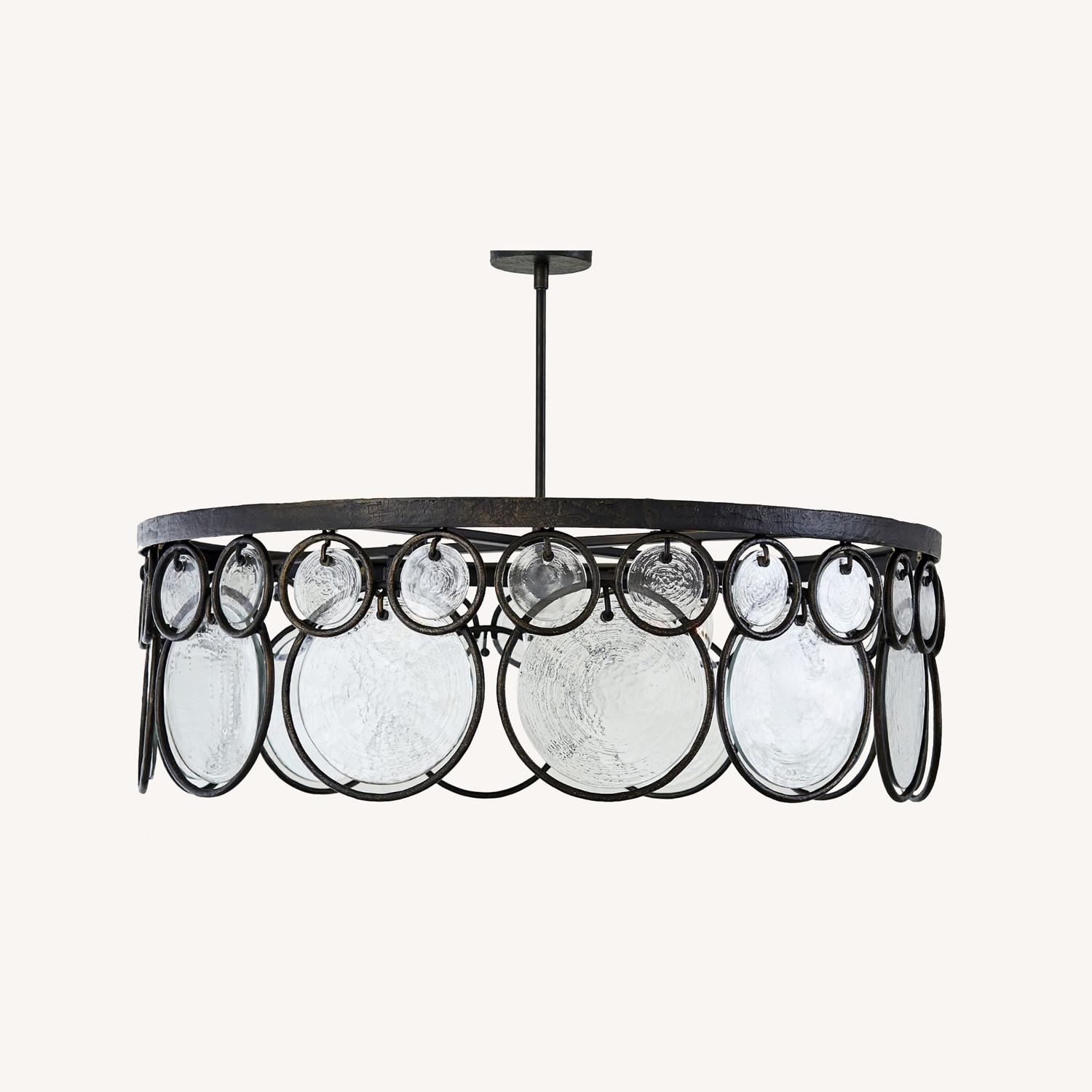 Pottery Barn Easton Glass Chandelier - image-0