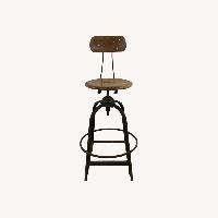 Mid Century Industrial Swivel Stool