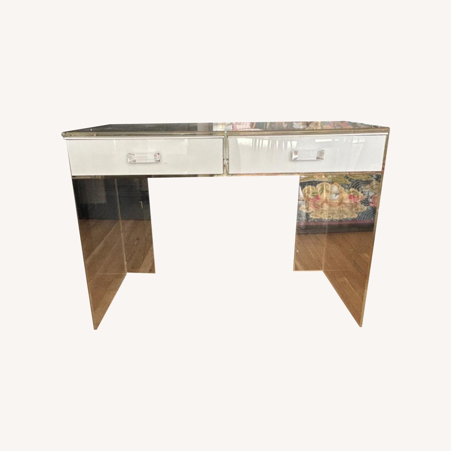 White Lucite Desk - image-0