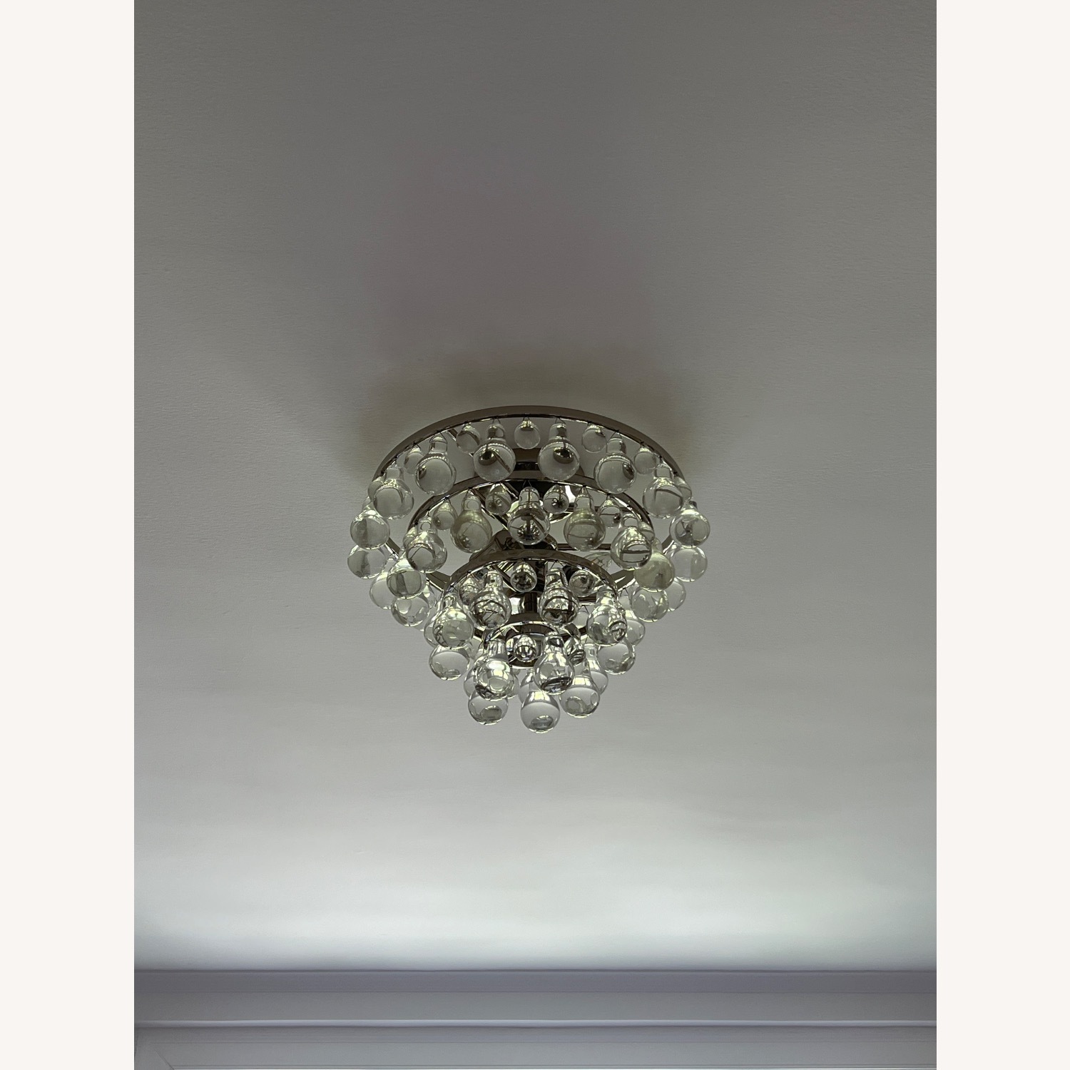 Robert Abbey Polished Nickel Bling Flushmount - image-3