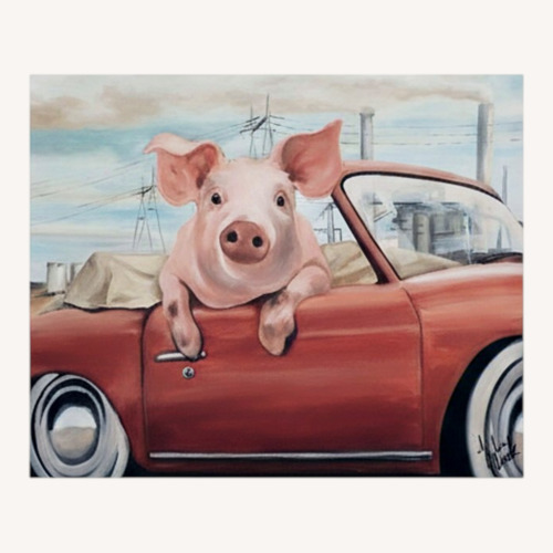 Used Signed Original Oil Painting by Jules Muck for sale on AptDeco