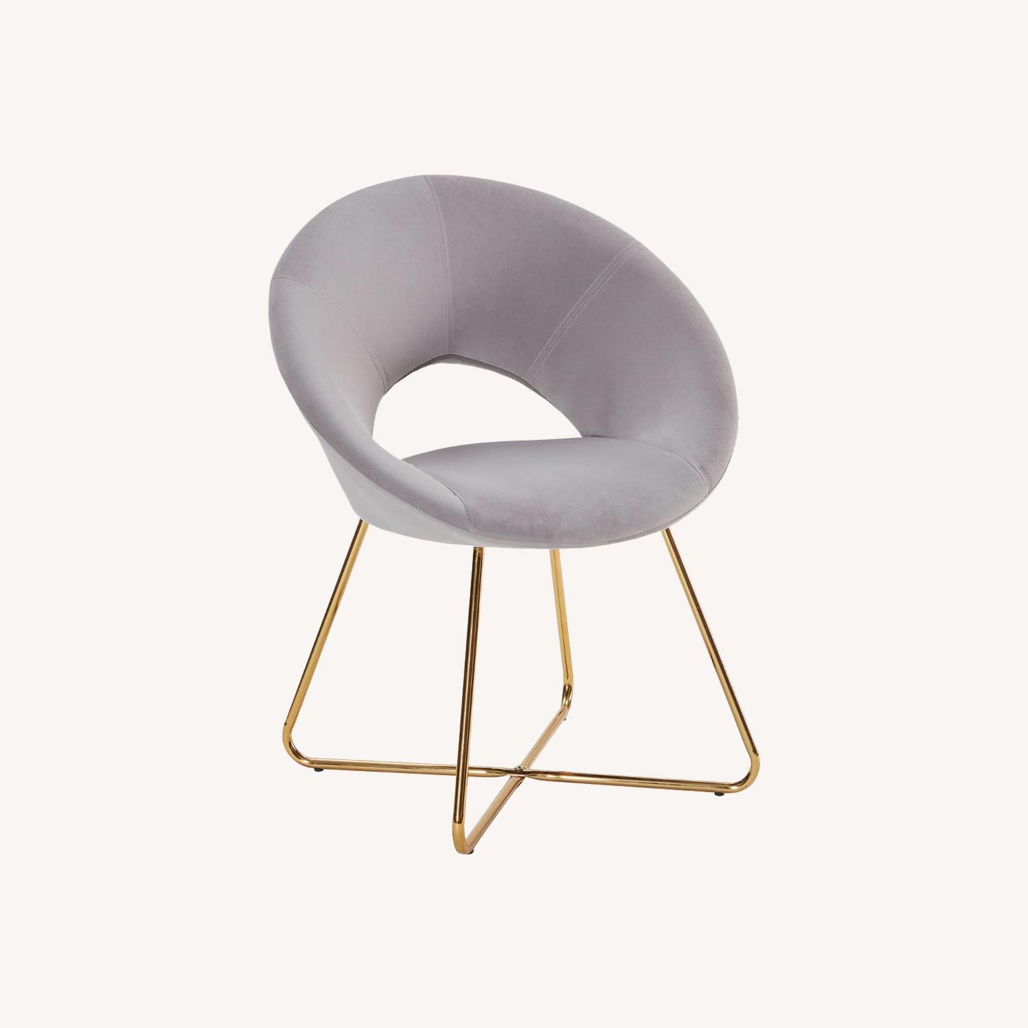 Velvet Barrel Chairs - image-0