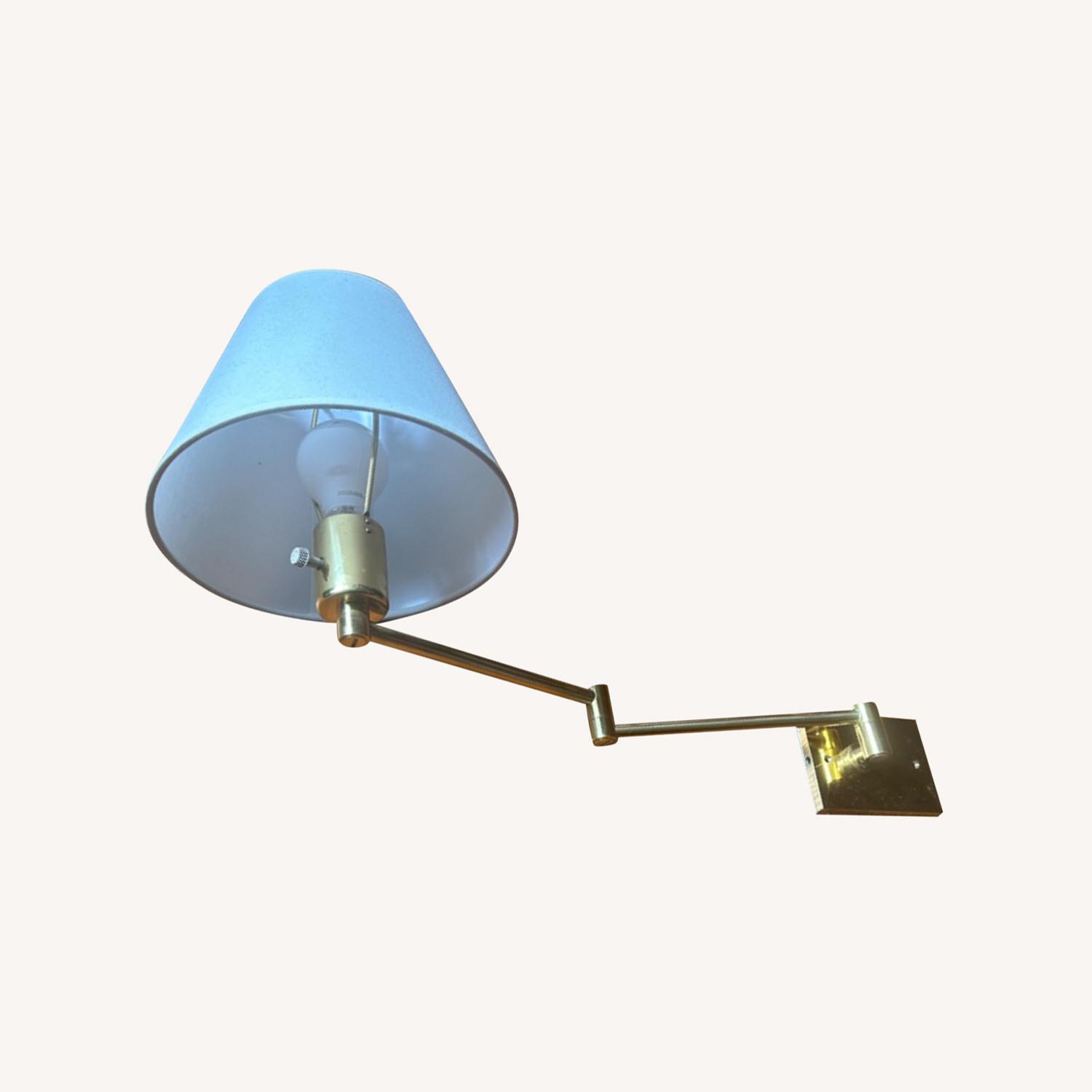 Polished Brass Adjustable Sconce Lights - image-0