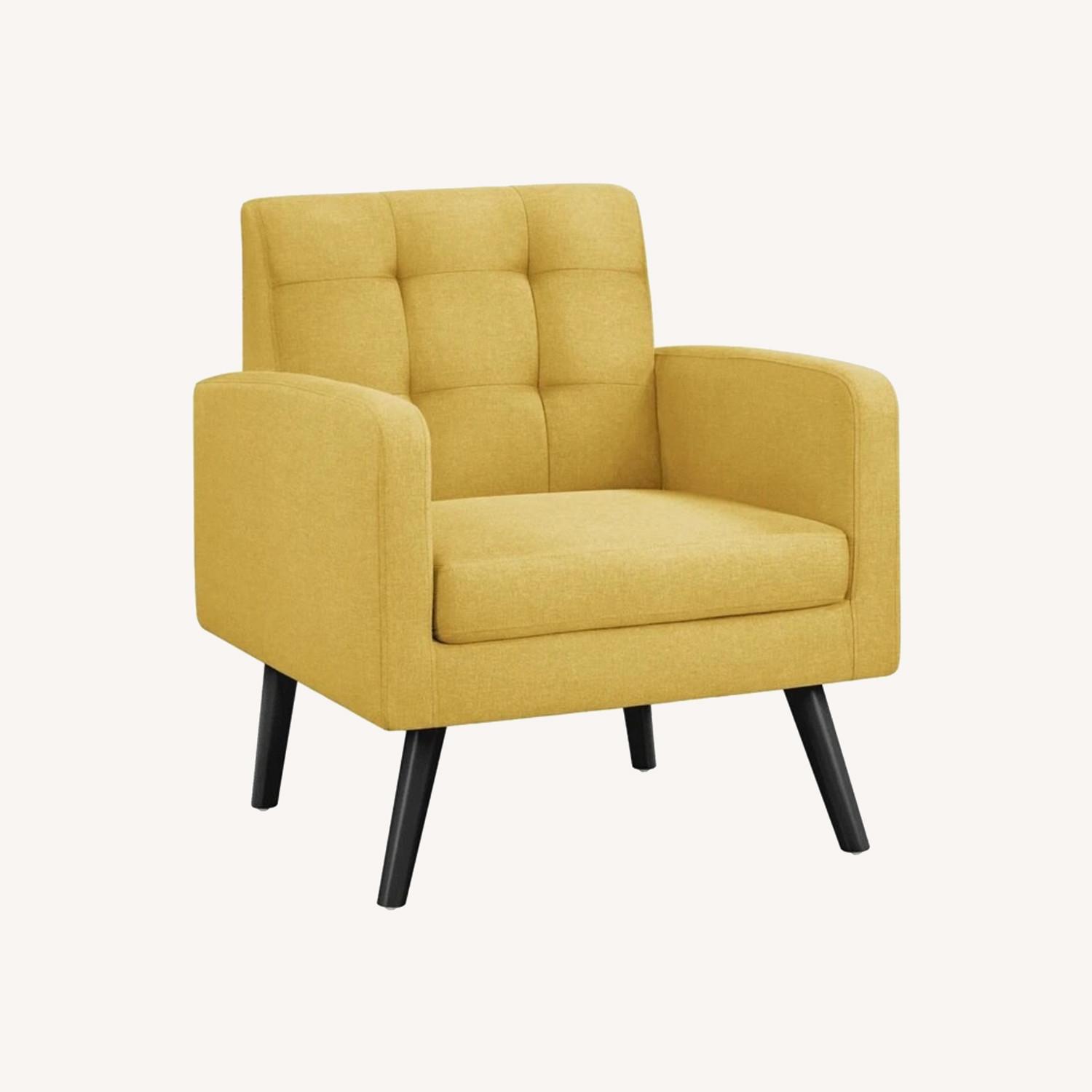 Alden Design Modern Tufted Accent Arm Chair - image-0