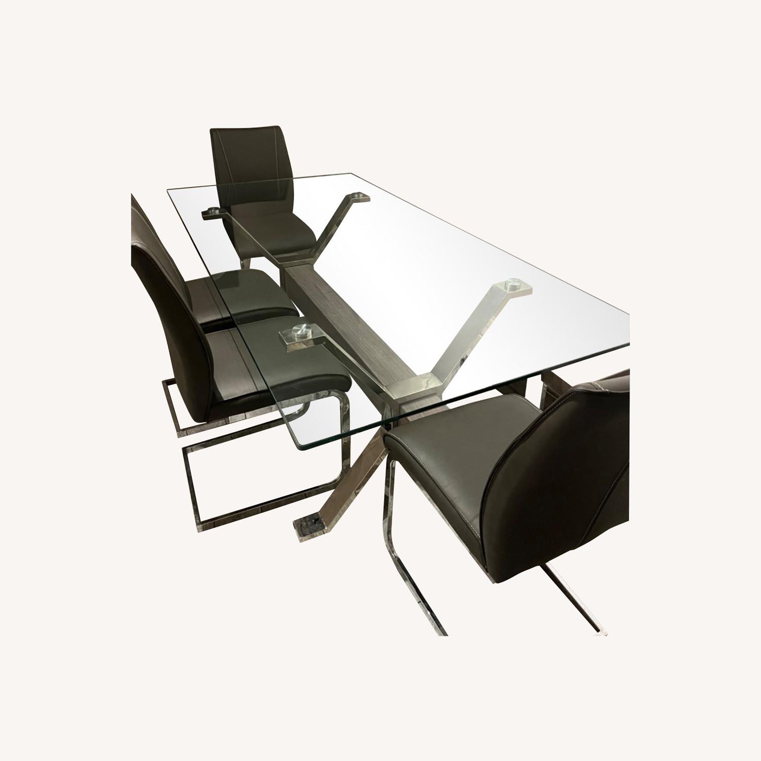 Wyndham Dining Set with Bench - image-0