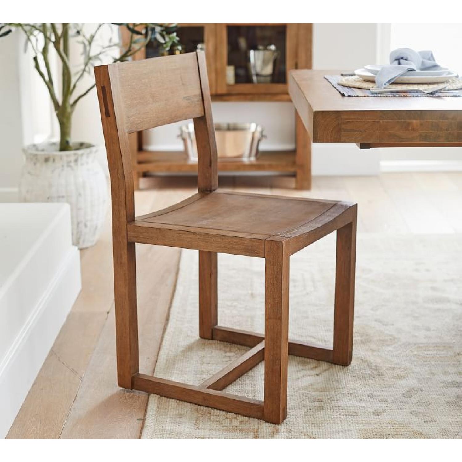 Pottery Barn Reed Dining Chairs 6 - image-3