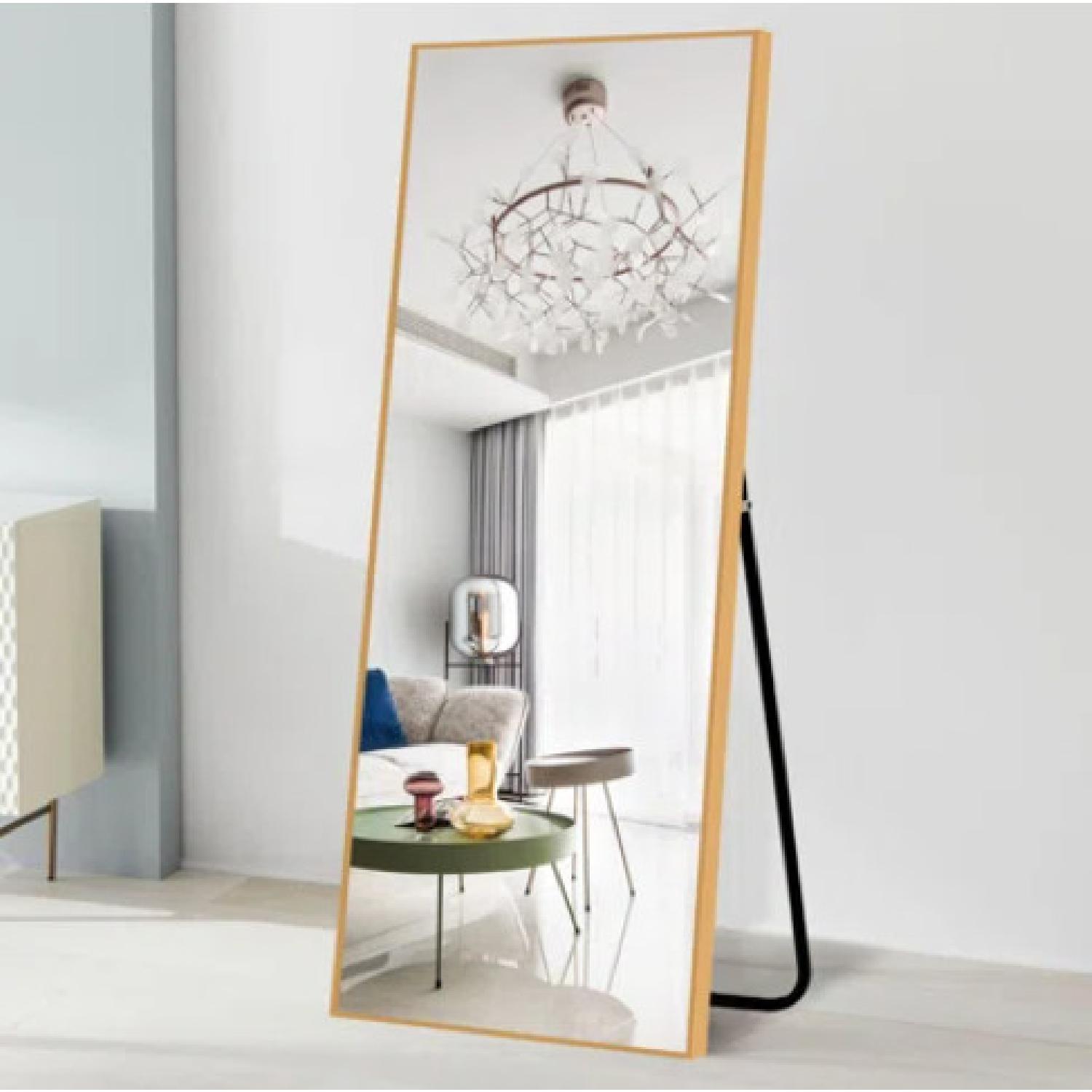 Wayfair Gold Rim 5ft Floor Mirror - image-6