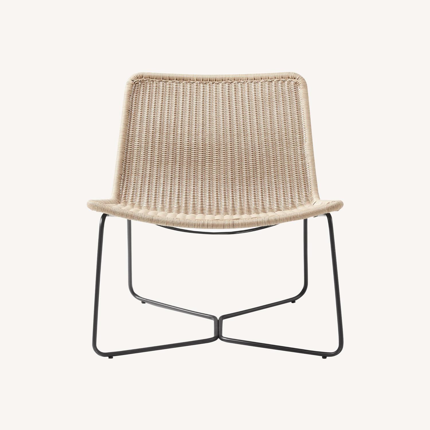 West Elm Slope Indoor/Outdoor Lounge Chair - image-0
