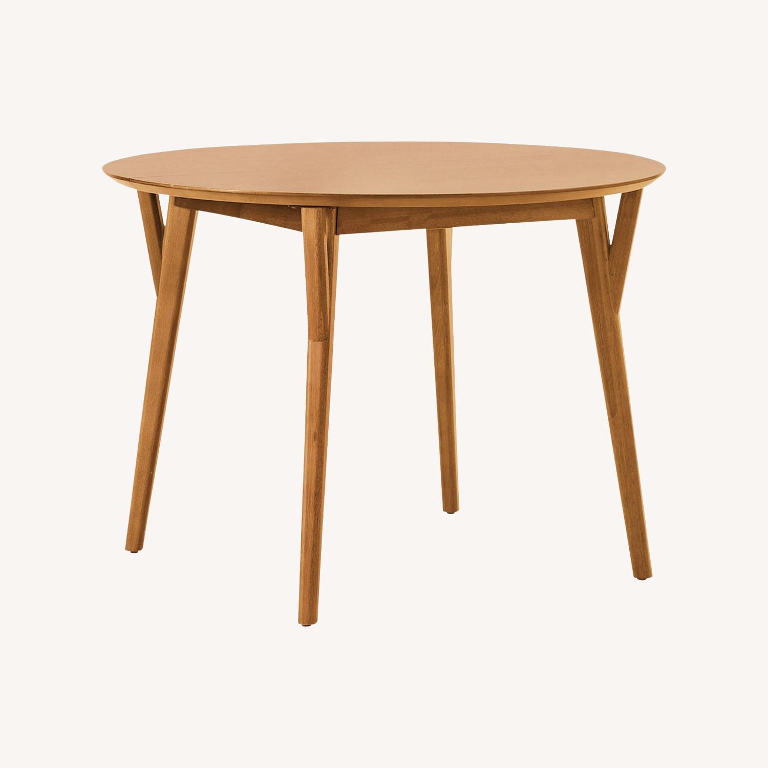 West Elm Mid-Century Rounded Expandable Dining Table - image-0
