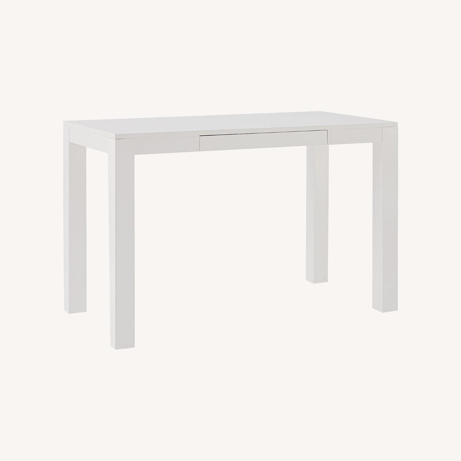 West Elm Parsons Desk with Drawer - image-0