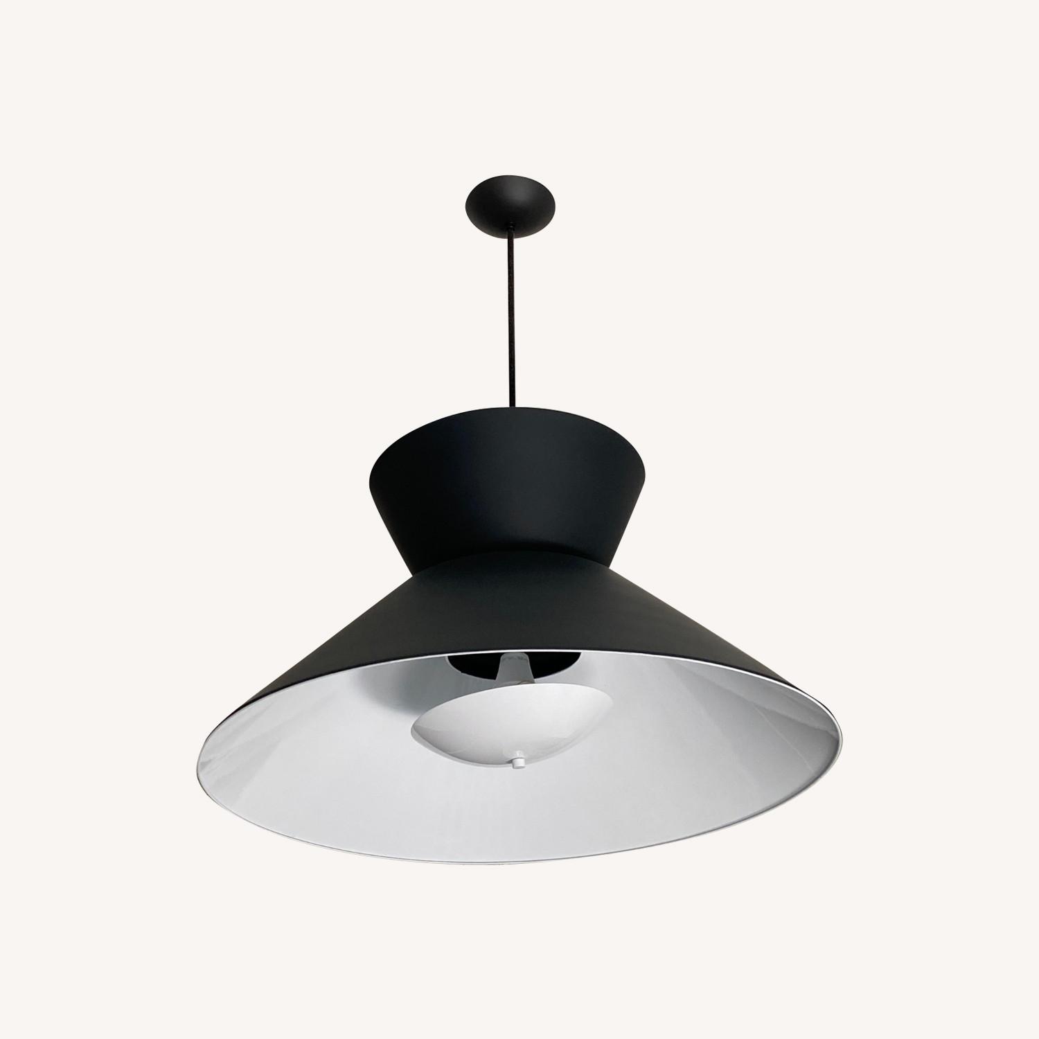 Black Light Fixture - Anello 30" Spun Cone Pendant - image-0