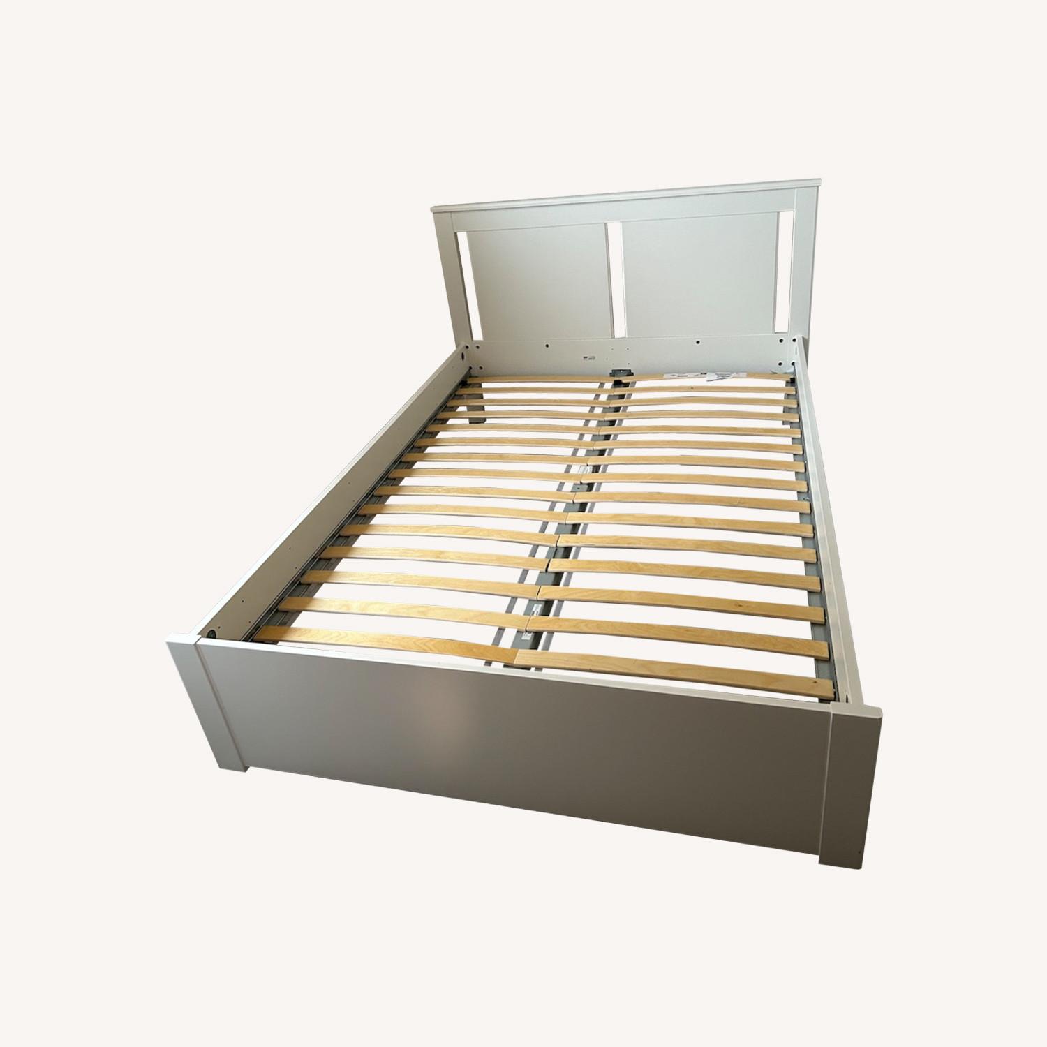 IKEA Songesand White Full Bed Frame - image-0