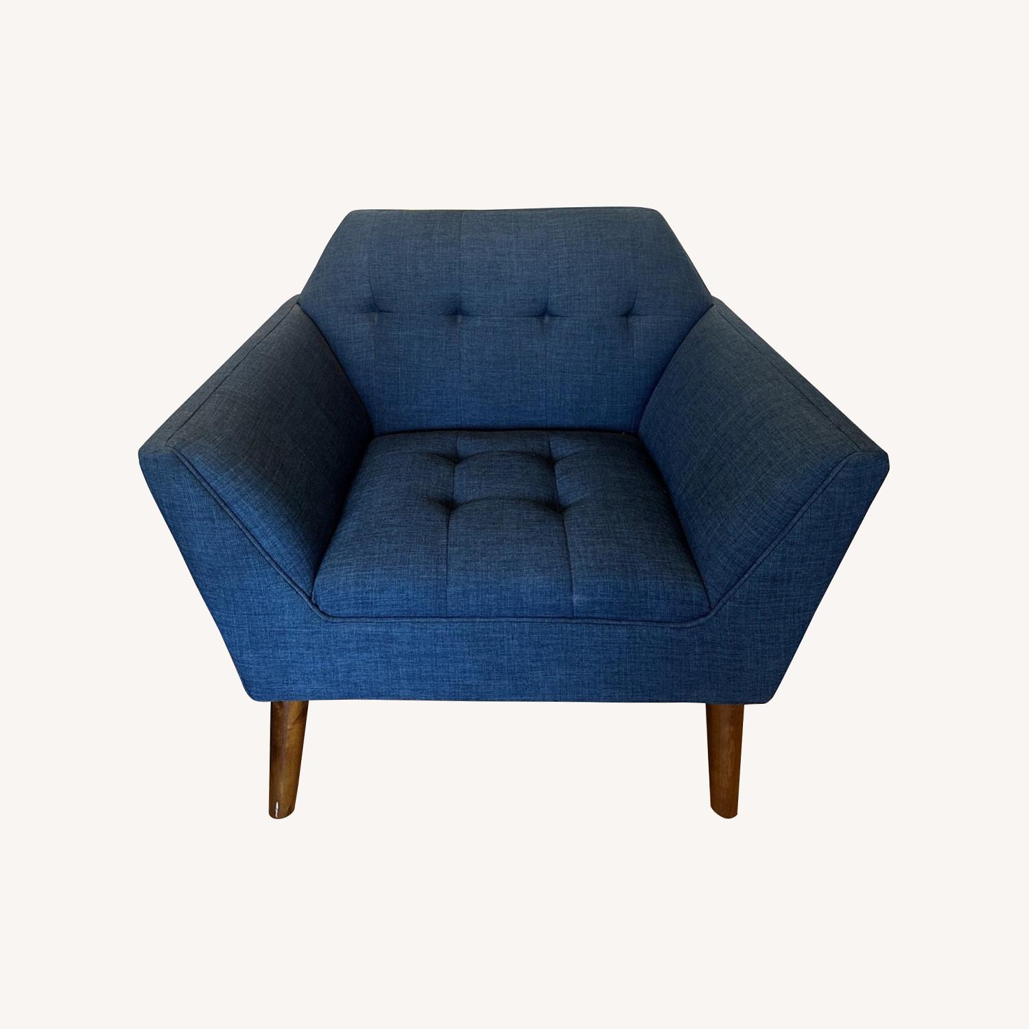 Mercury Row Petrin Modern Button Tufted Lounge Chair - image-0