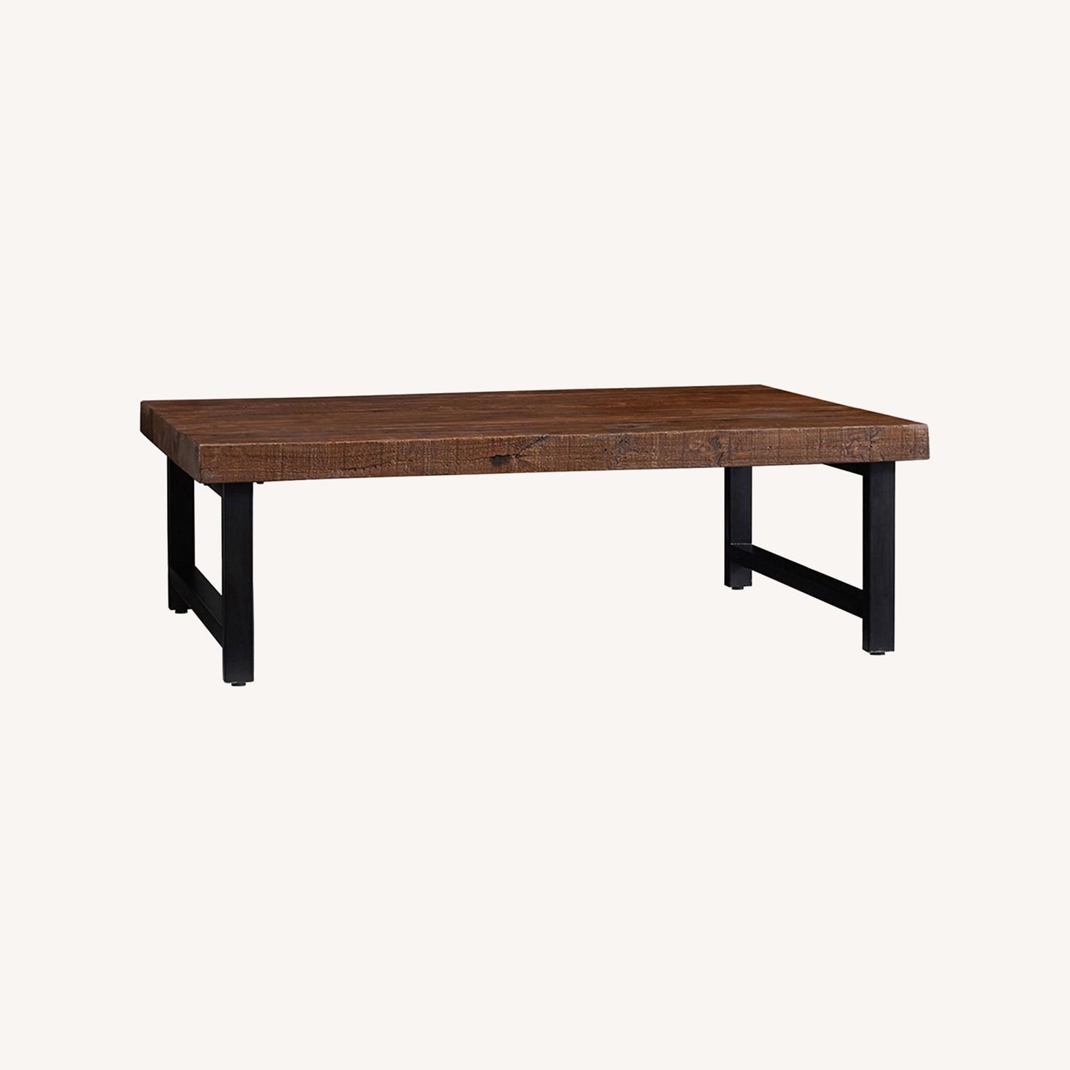 Pottery Barn Griffin Rectangular Reclaimed Wood Table - image-0