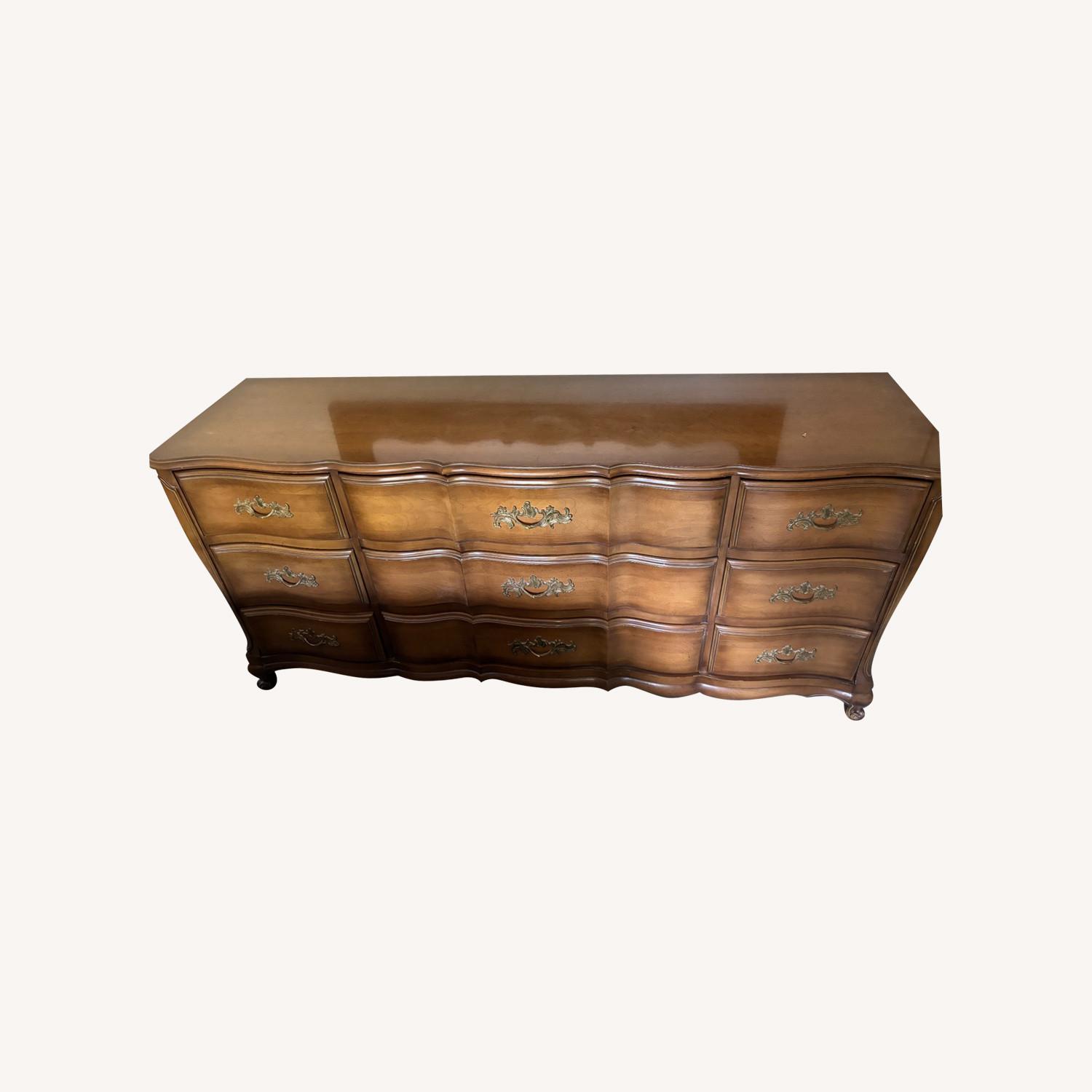 Vintage 9 Drawer Dresser - image-0