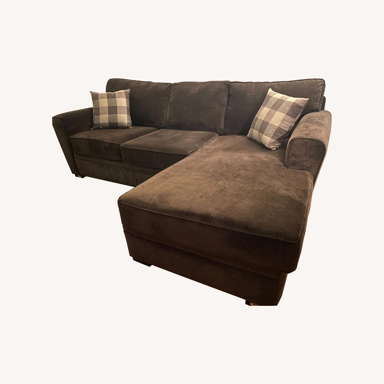 Raymour & Flanigan 2 Piece Sectional - AptDeco