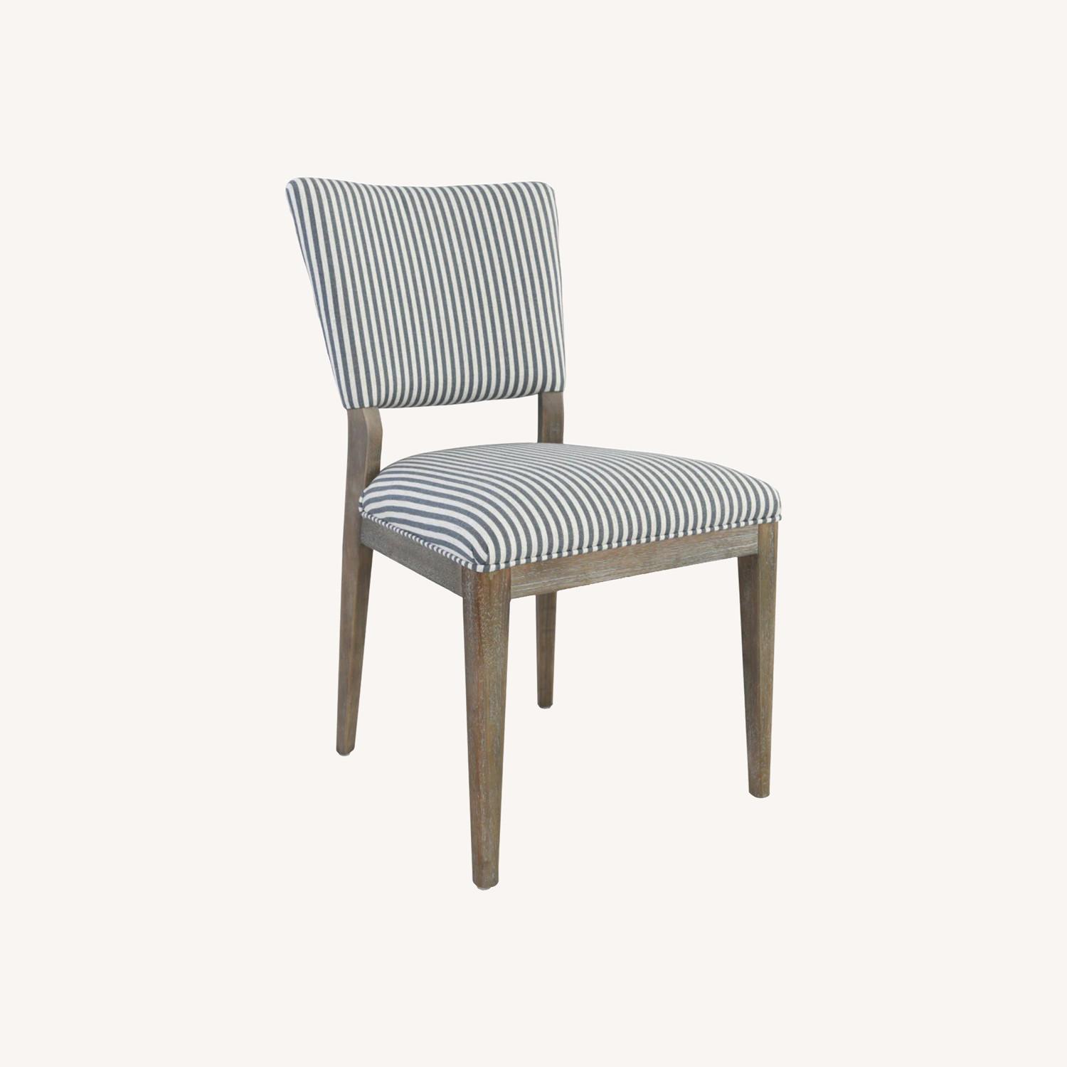 Phillip Upholstered Dining Chair Striped Set of 4 - image-0