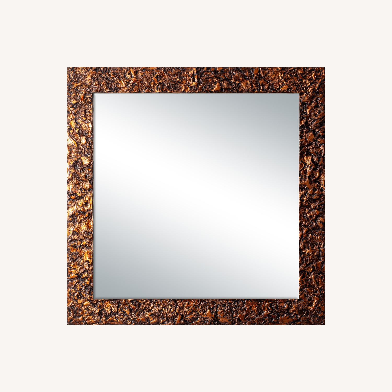 Square Mirror in Unique Handmade Frame 39*39*1,5 - image-0