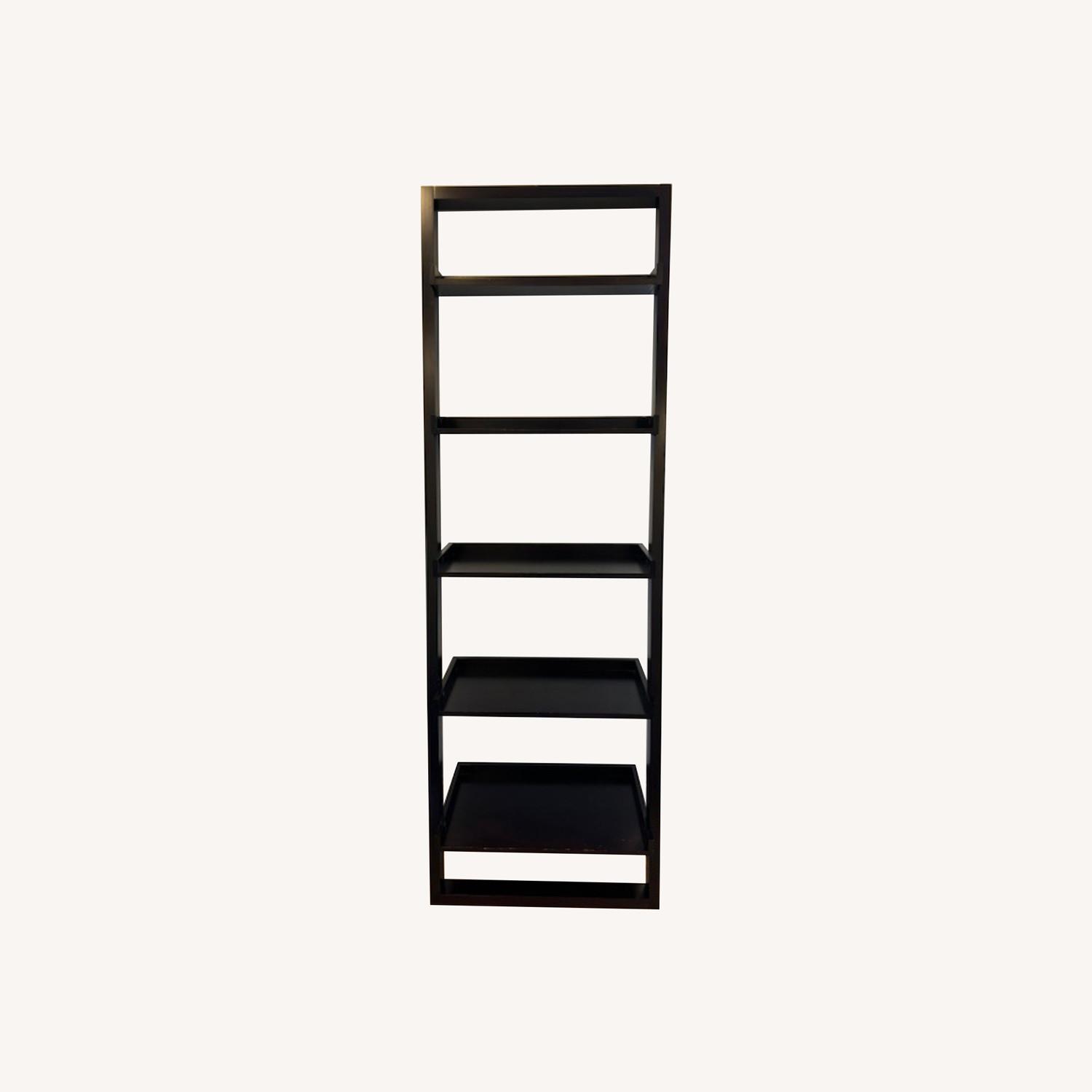 Crate & Barrel Sloane Leaning Bookcase - image-0