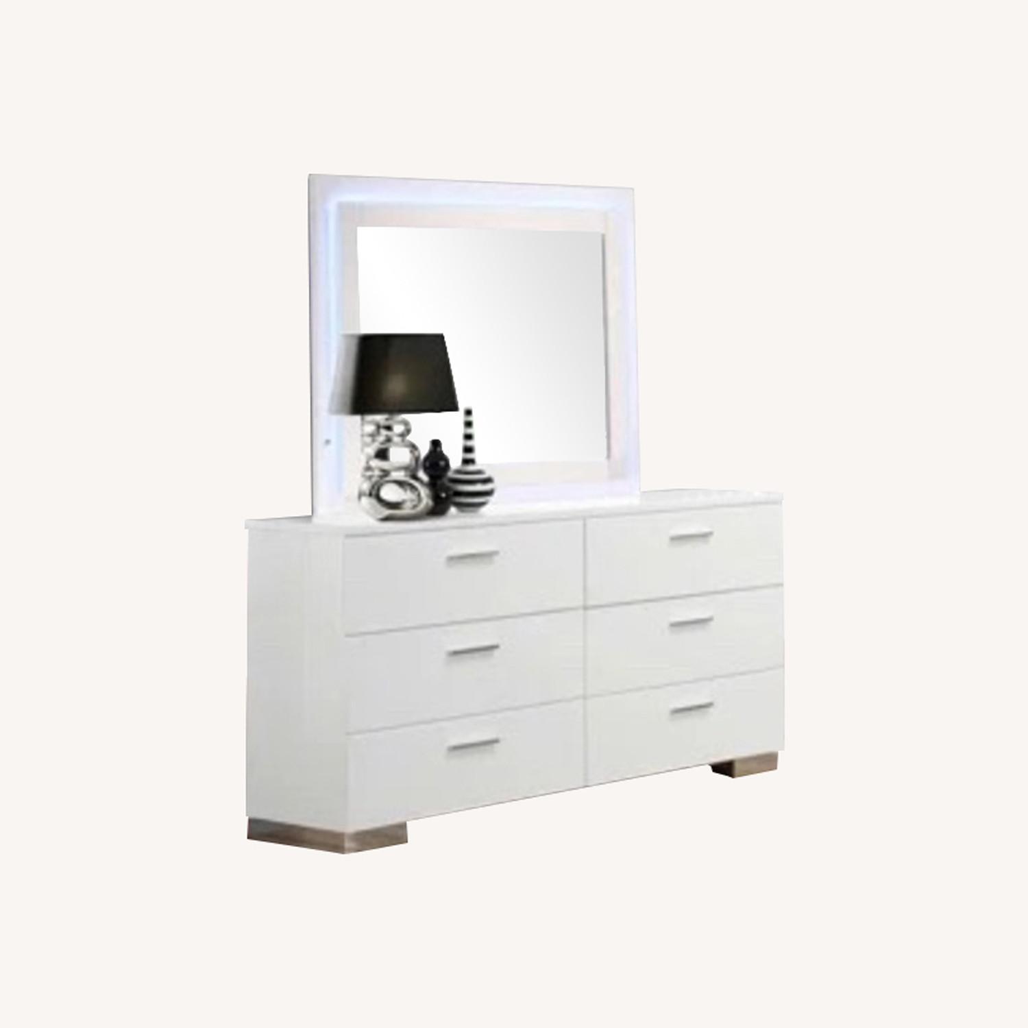 6-Drawer Dresser with Mirror - image-0
