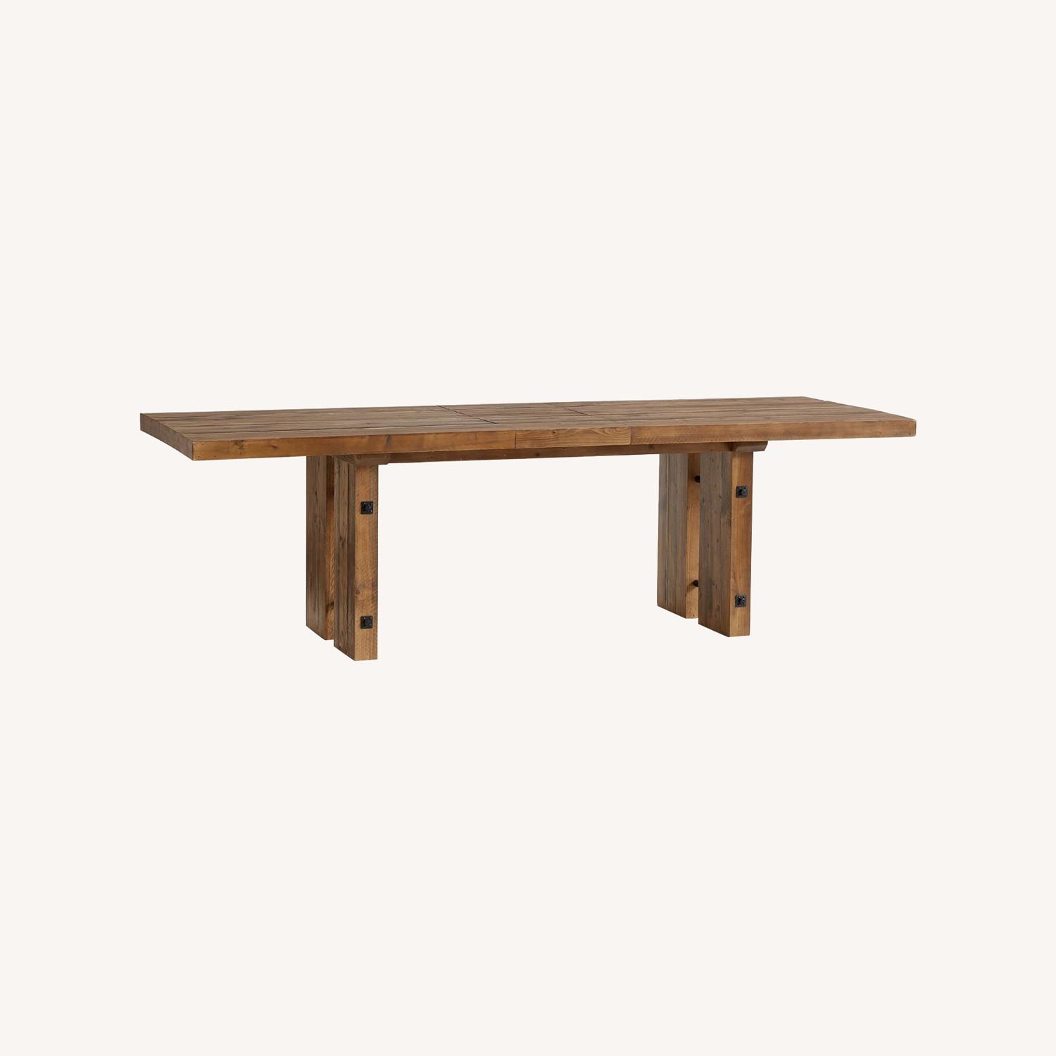 Pottery Barn Reclaimed Wood Extending Dining Table - image-0
