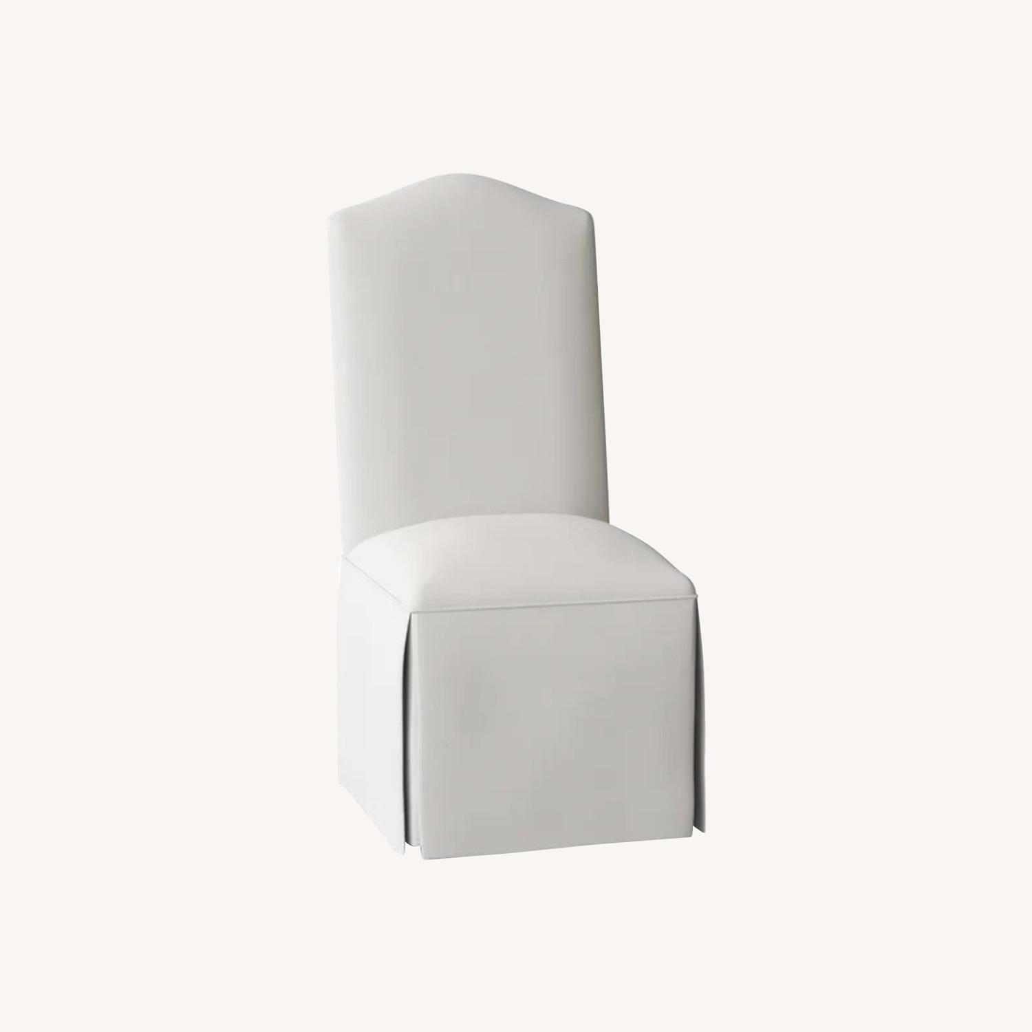 Wayfair Classic Curve Back Parsons Dining Chair in White - image-0