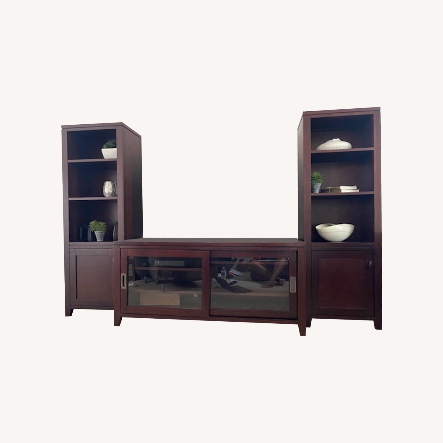 Crate & Barrel Storage Media Console - image-0