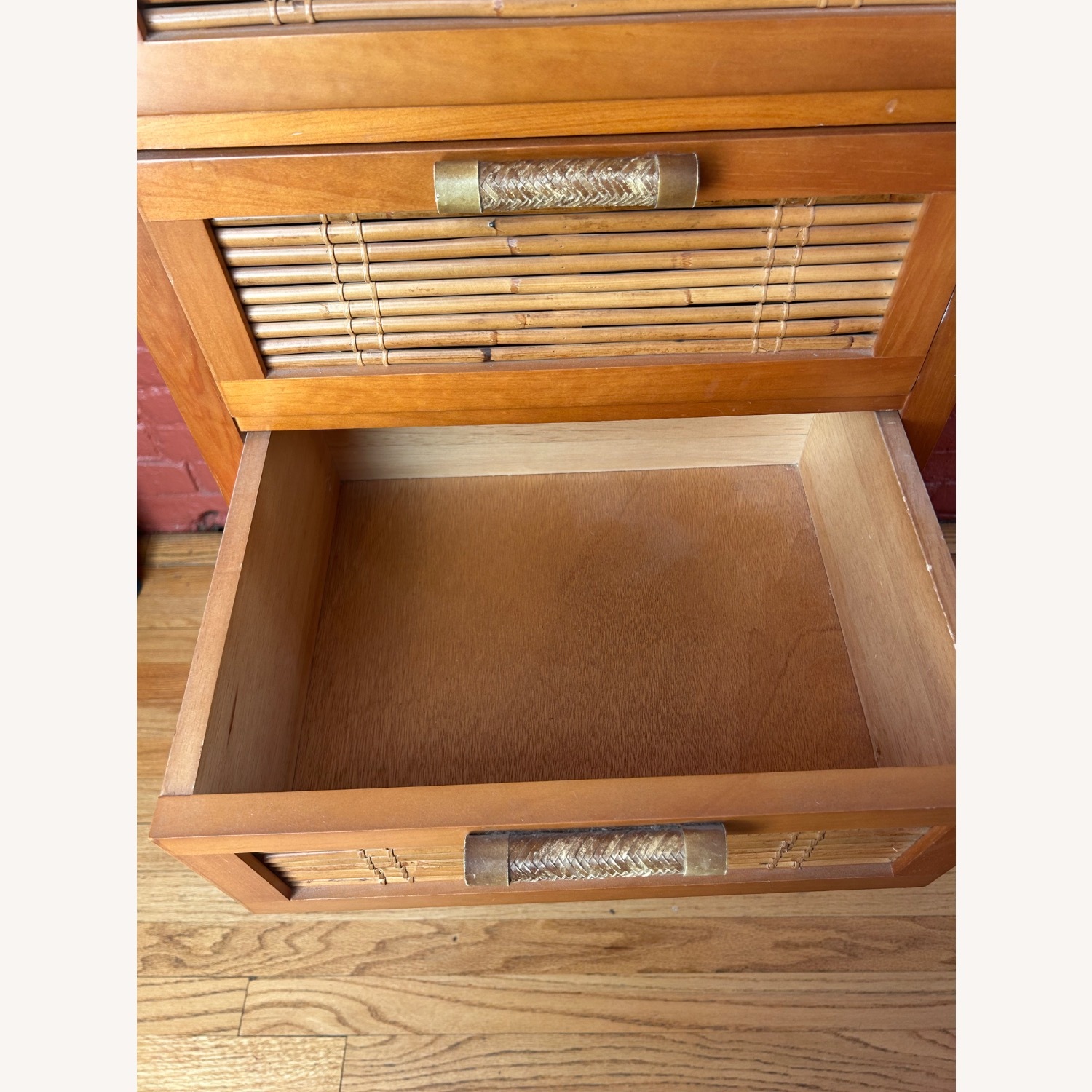 Pier 1 Imports Bamboo Wood Chest of Drawers - image-10