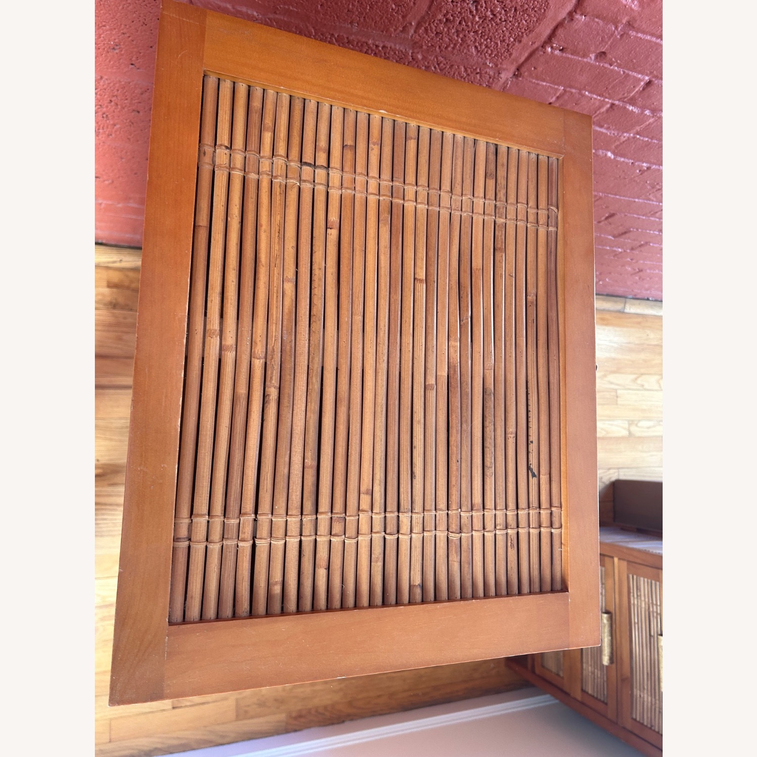 Pier 1 Imports Bamboo Wood Chest of Drawers - image-5